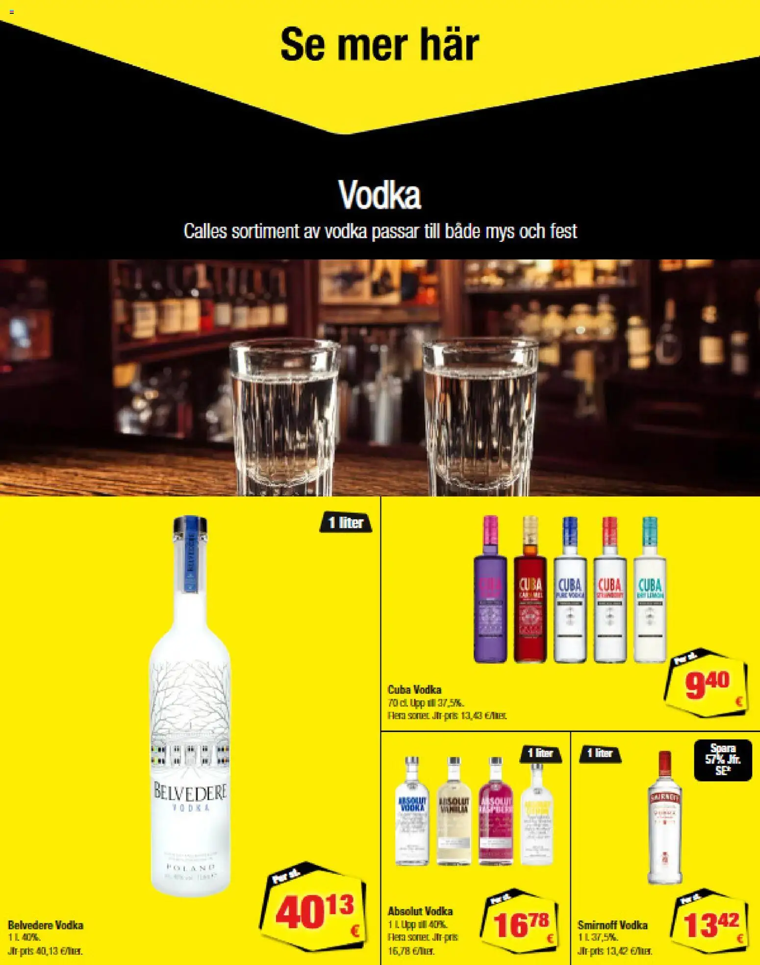 Calle tilbudsavis – gyldig fra 02.01.2026 | Side: 4 | Produkter: Vodka