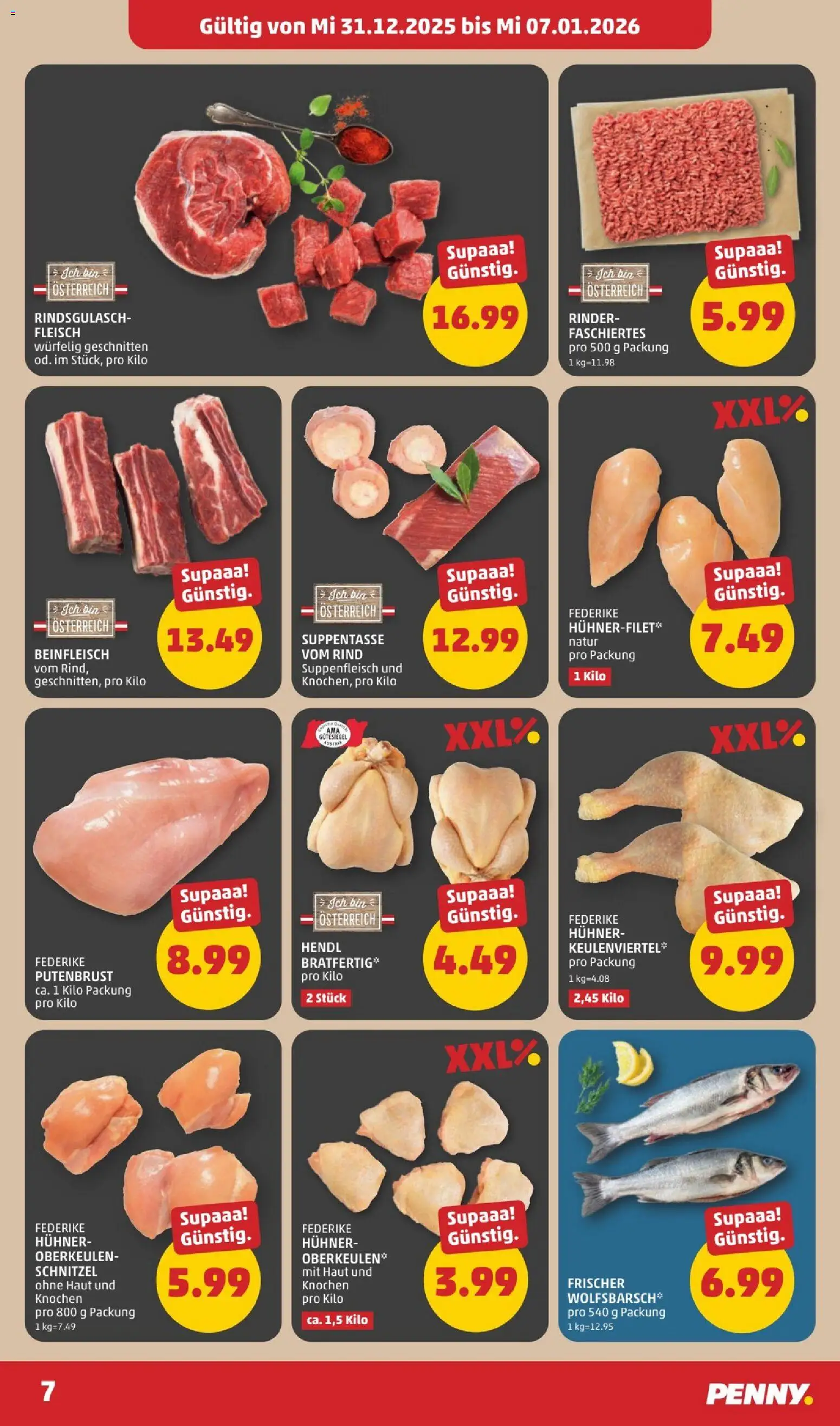 Penny Markt Flugblatt gültig ab 31.12.2025 | Seite: 7