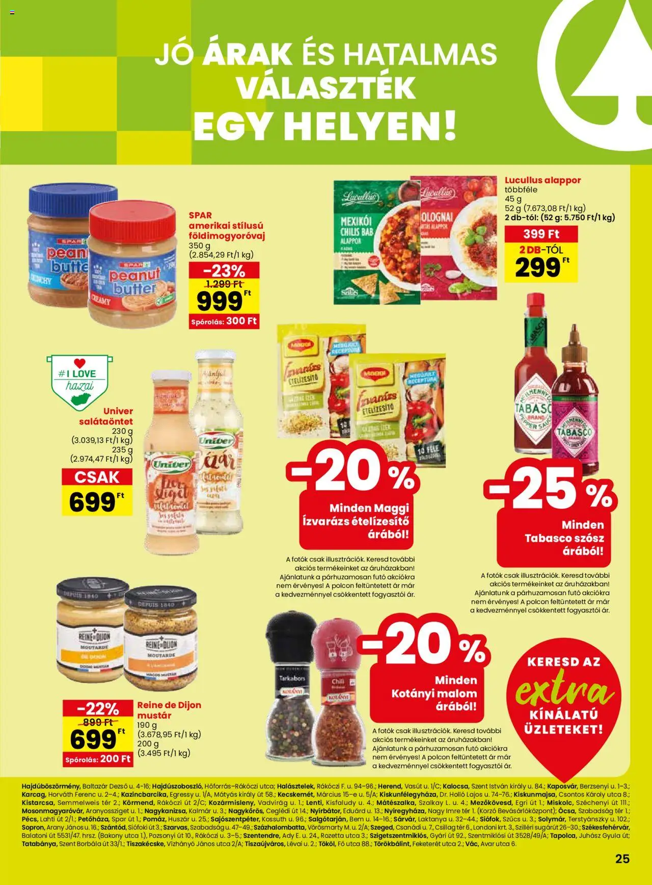Spar akciós ujság - amely érvényes a következő dátumtól: 14.08.2025 | Oldal: 6 | Termékek: Chili, Maggi, Chilis bab, Szósz
