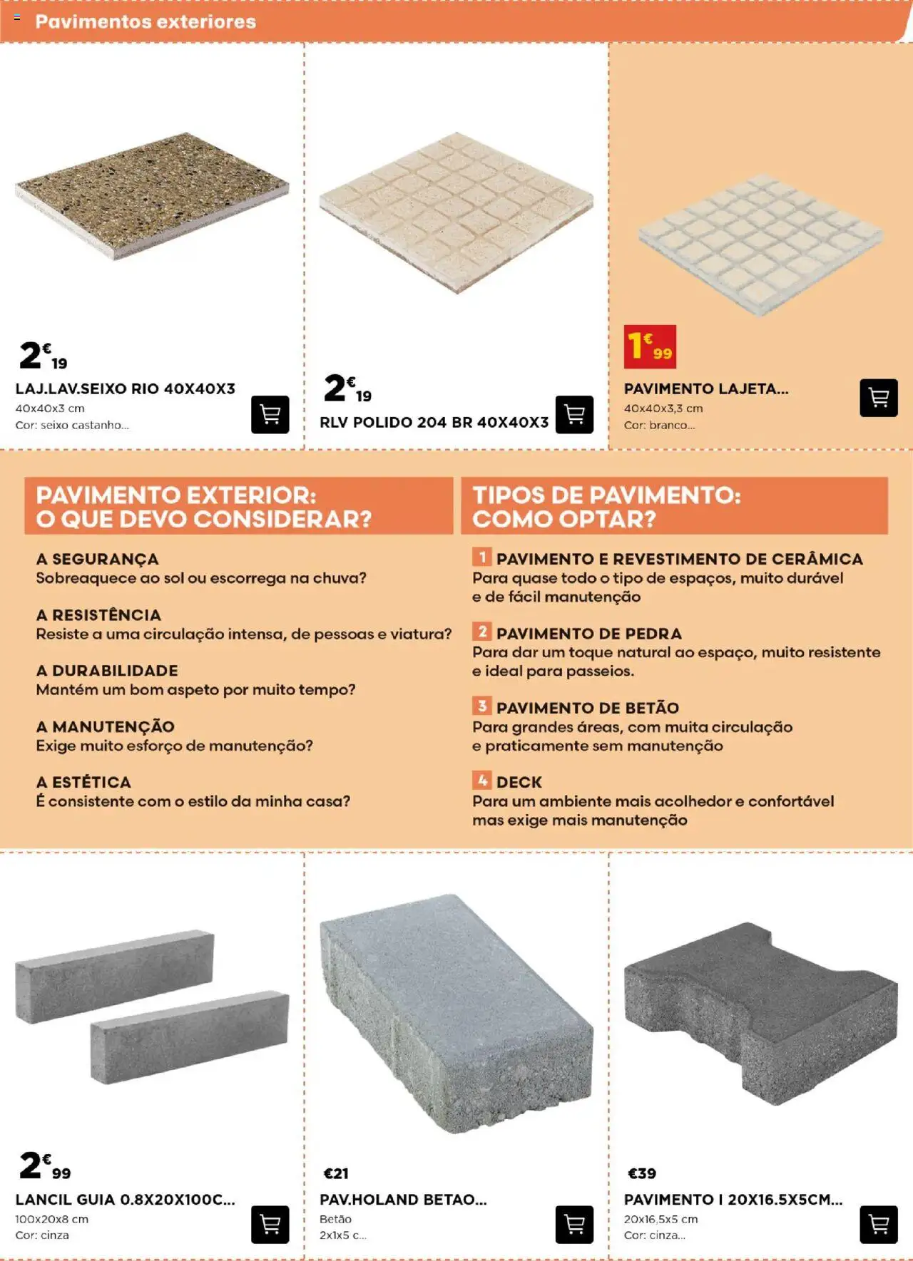 BricoMarché - Catálogo de Construção e Jardim │ válido de 17.07.2025 | Página: 10 | Produtos: Pavimento exterior
