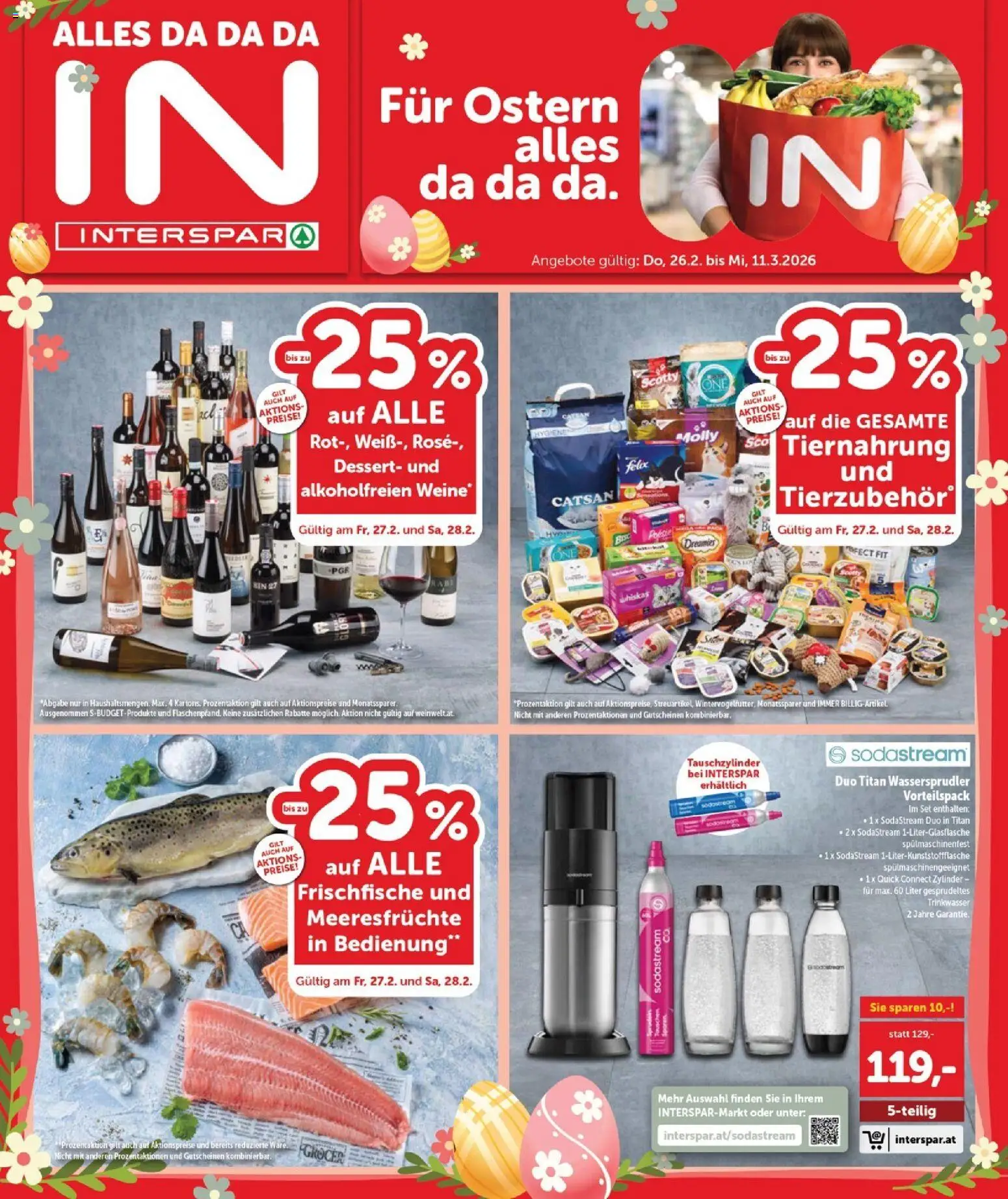 Interspar Flugblatt - Burgenland Sued gültig ab 26.02.2026 | Seite: 1 | Produkte: Meeresfrüchte