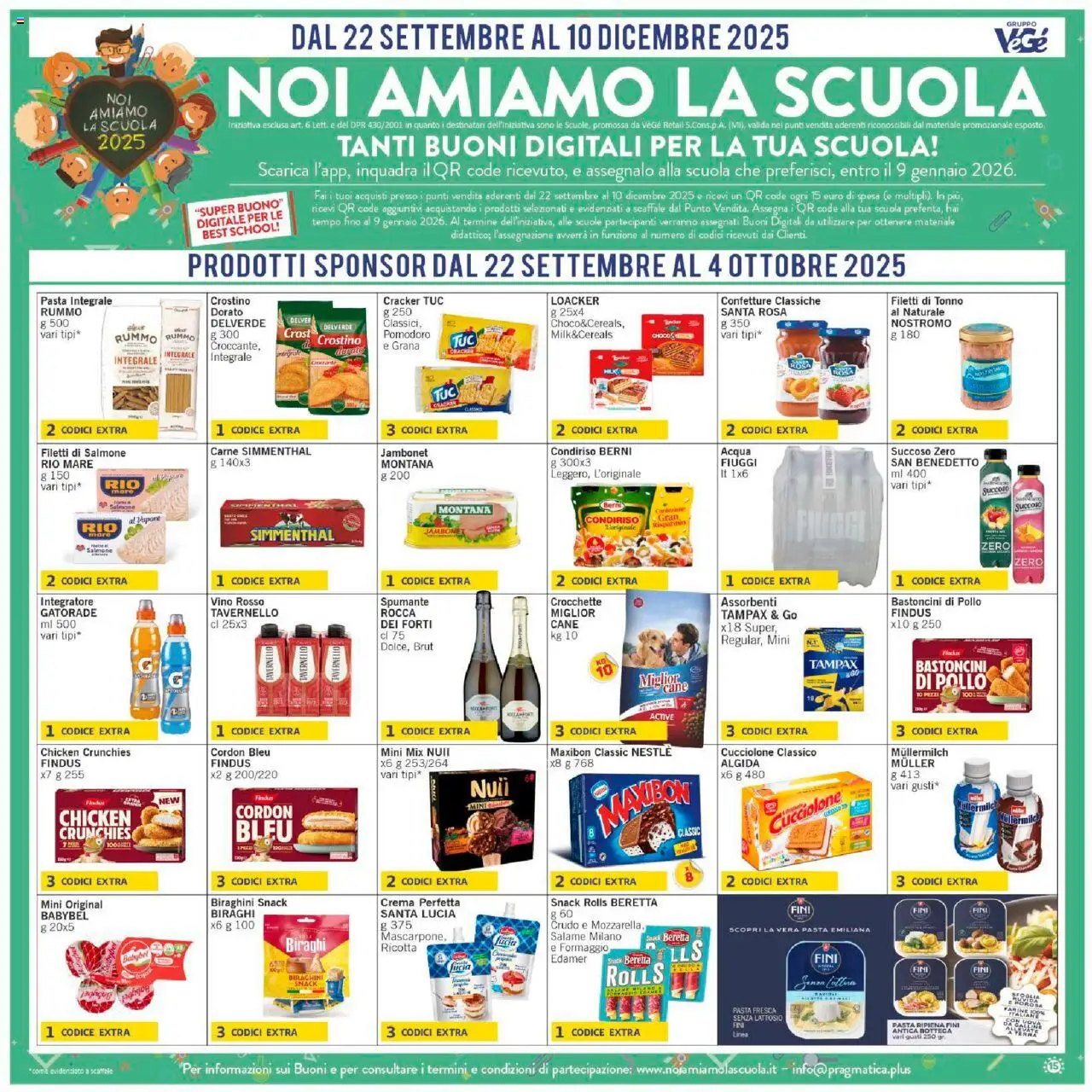 Volantino Paghi Poco del 29.09.2025 | Pagina: 15 | Prodotti: Pollo, Spumante, Ricotta, Vino rosso
