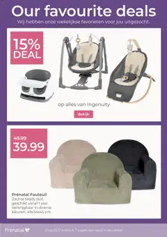 Prénatal - Folder - Voorbeeld van een folder van Prénatal, geldig van 02.02.2026 | Pagina: 3 | Producten: Fauteuil