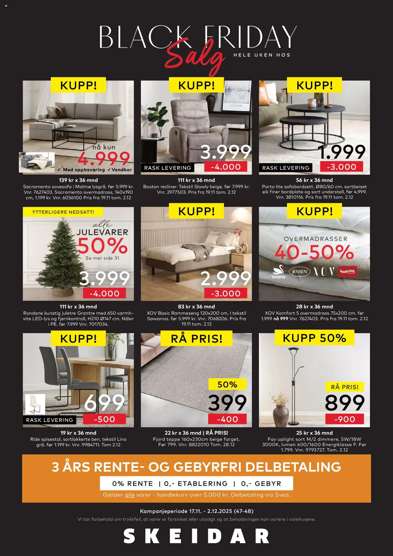 {H1} | Side: 35 | Produkter: Піна монтажна, Overmadrass, Sovesofa, Teppe