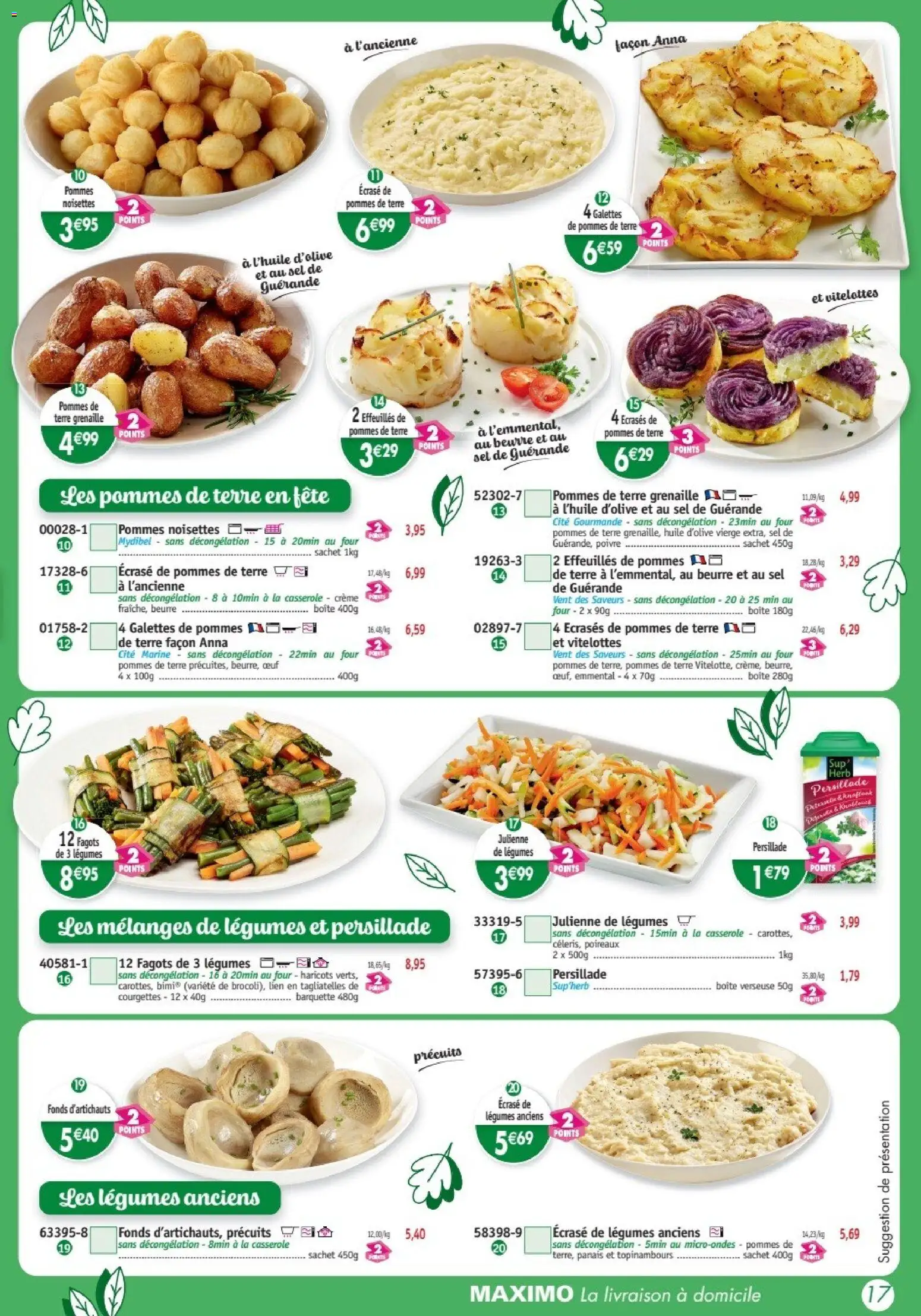 {H1} | Page: 17 | Produits: Huile d'olive vierge, Noisettes, Beurre, Huile