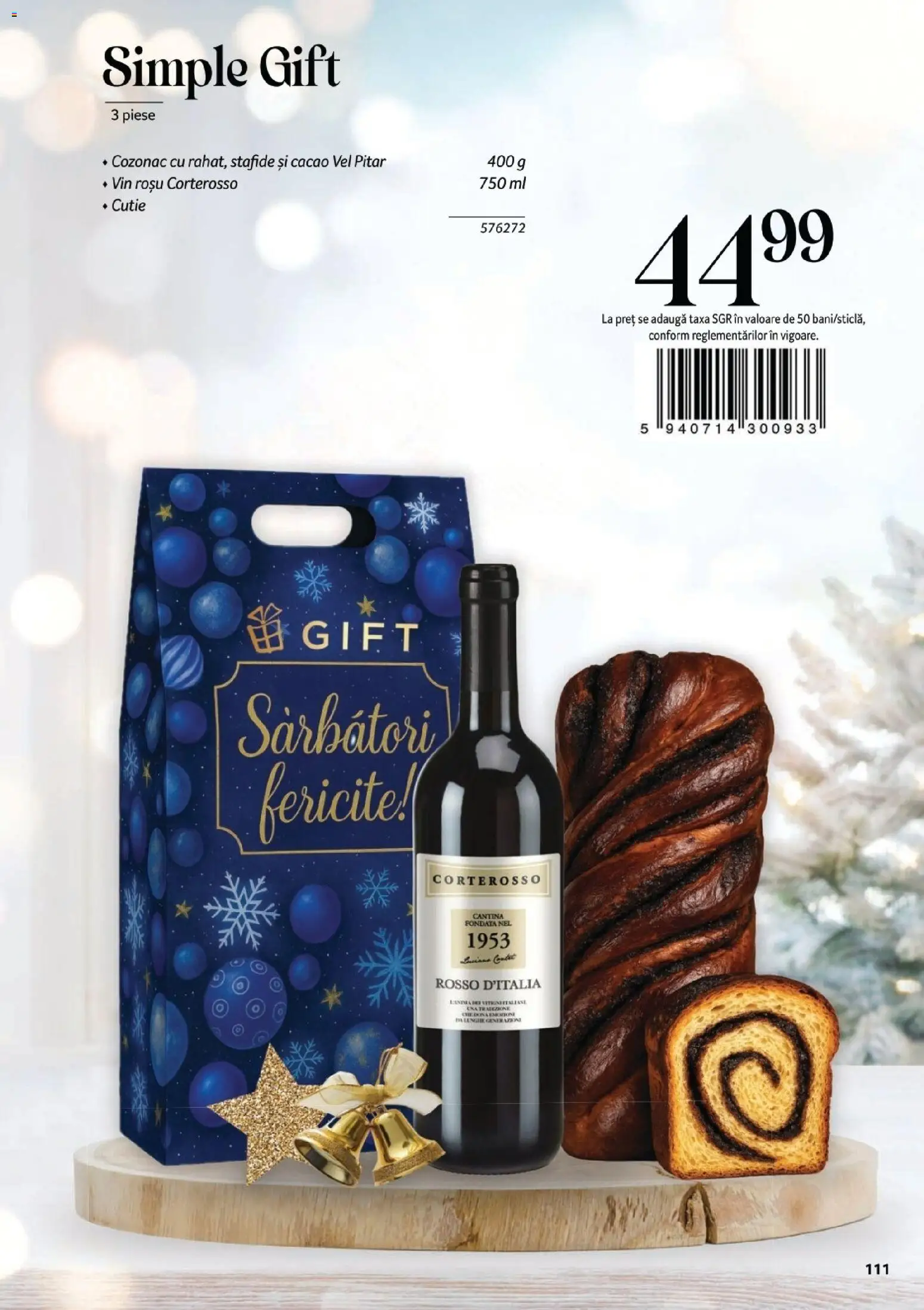 Noul catalog Selgros – valabil de la 07.11.2025 | Pagină: 111 | Produse: Cutie, Vin, Cacao, Stafide