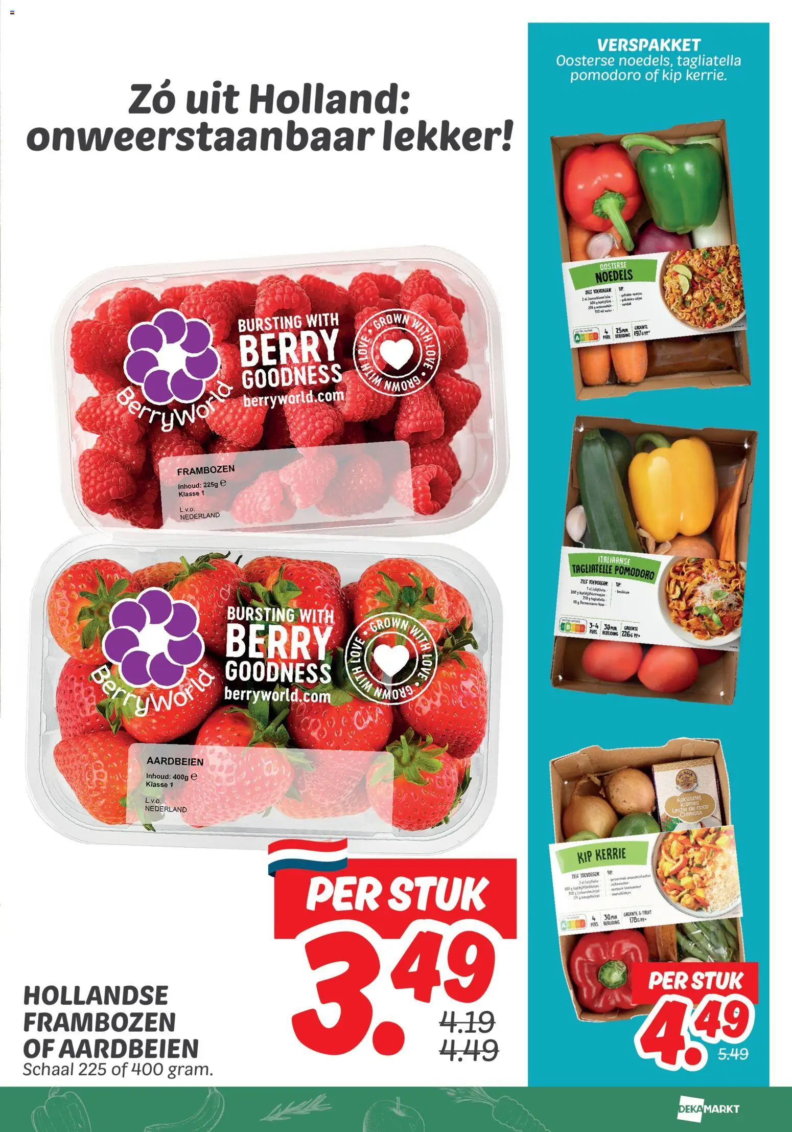 {H1} | Pagina: 11 | Producten: Schaal, Fruit, Kip, Frambozen