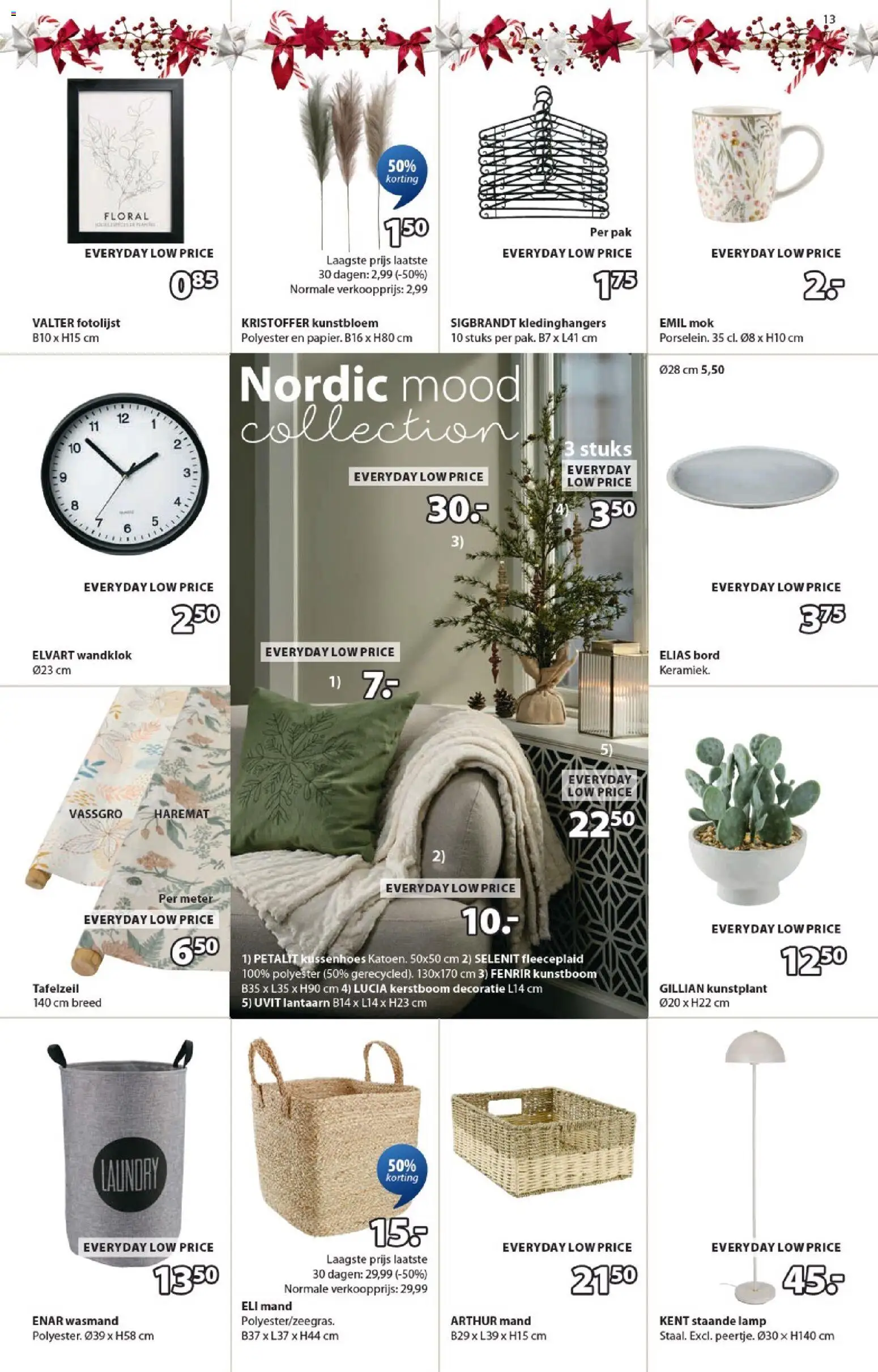 {H1} | Pagina: 13 | Producten: Mok, Lantaarn, Mand, Lamp