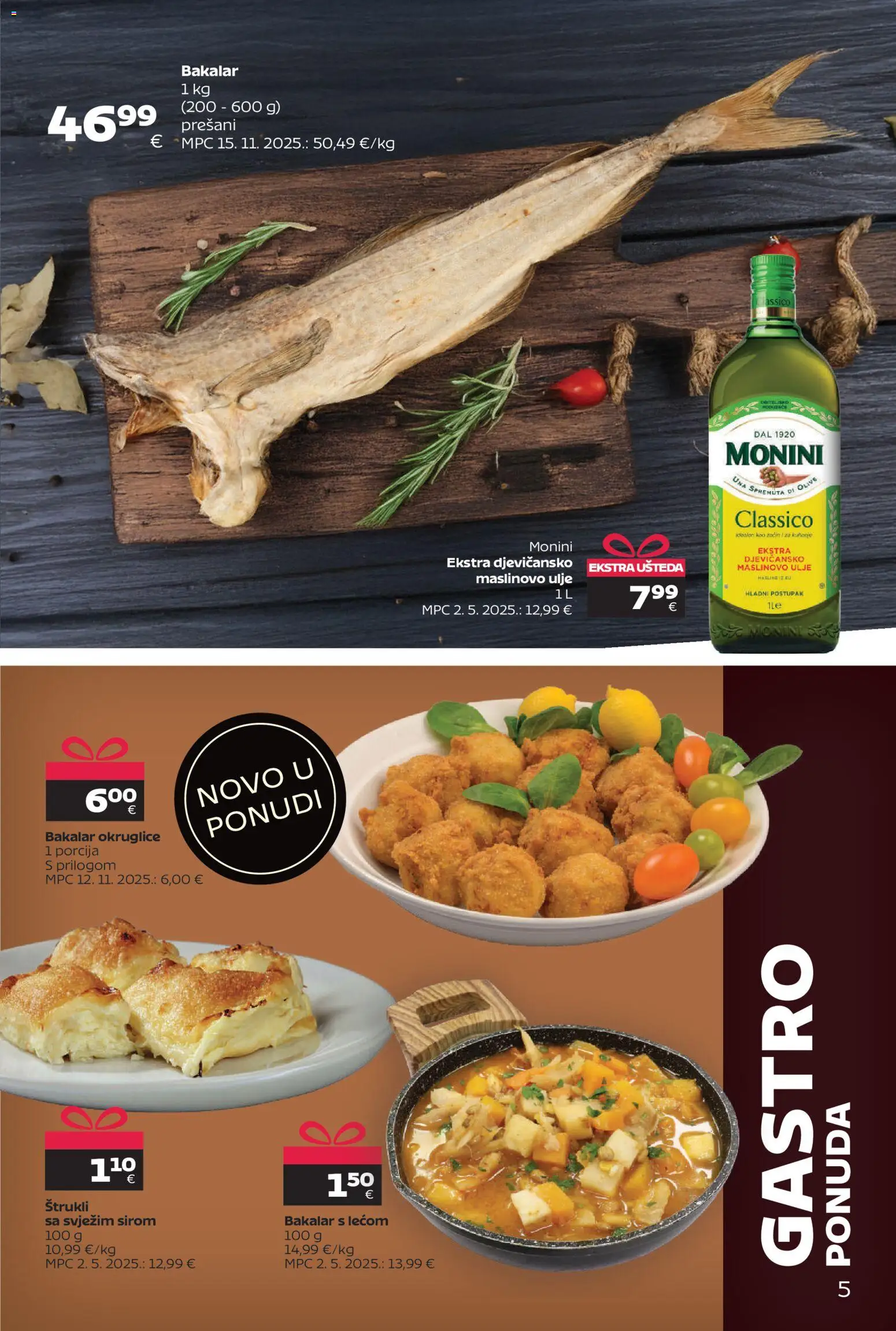 Tommy katalog | vrijedi od 15.12.2025 | Stranica: 5 | Proizvodi: Okruglice, Ulje, Maslinovo ulje, Bakalar