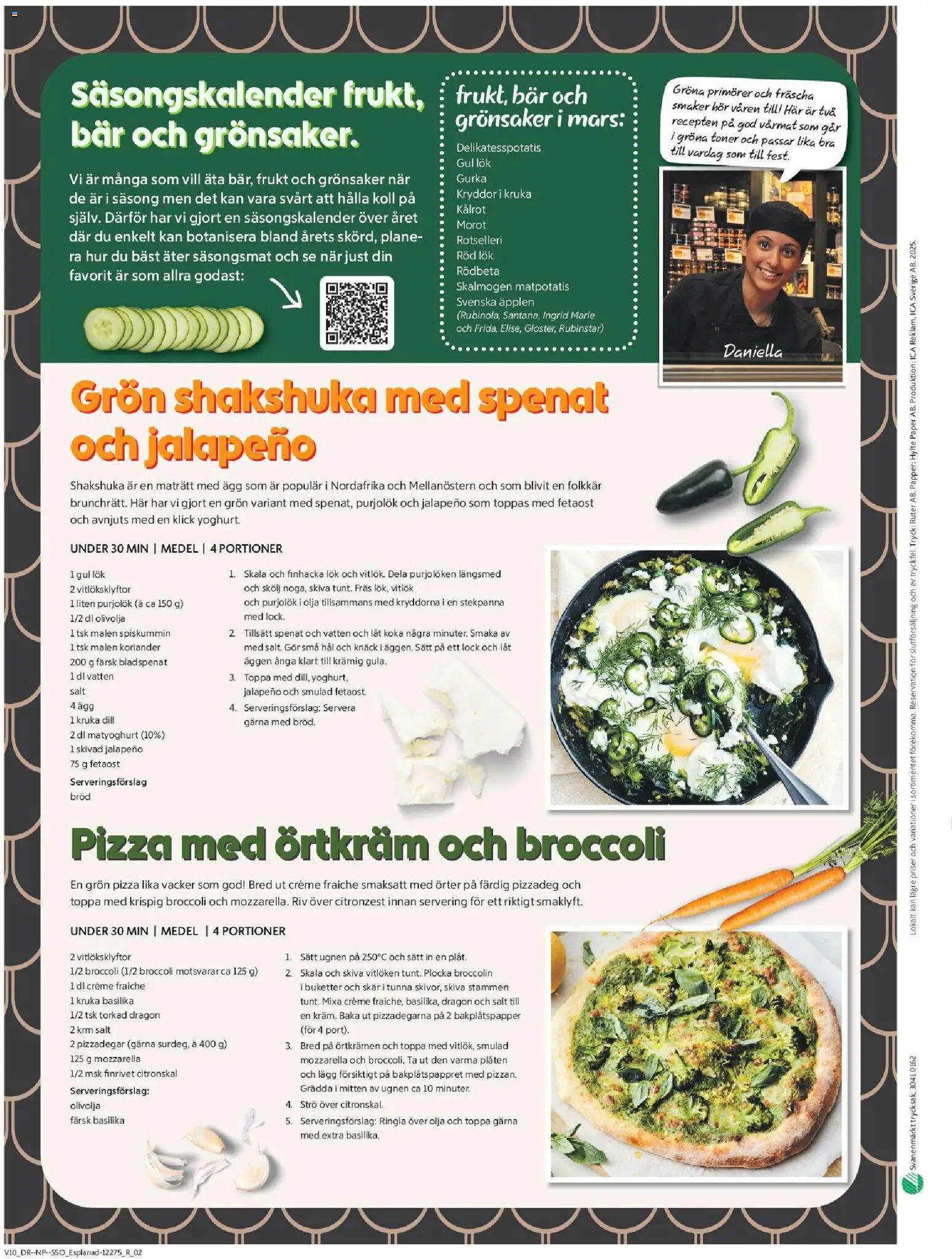 ICA Supermarket reklamblad aktuell från 02.03.2026 | Sida: 10 | Produkter: Salt, Bröd, Vitlök, Kålrot