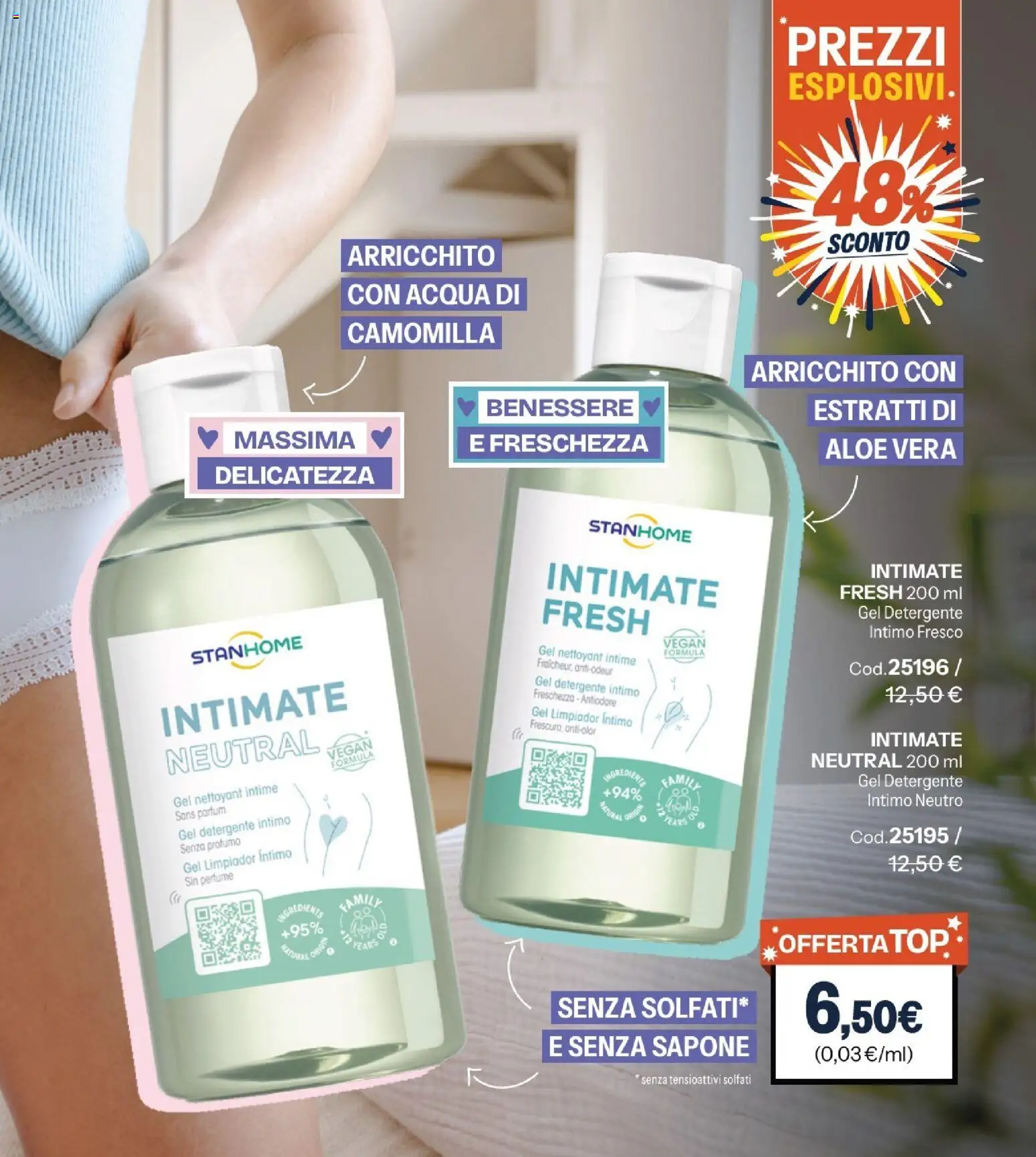 Volantino Stanhome del 23.12.2025 | Pagina: 91 | Prodotti: Detergente intimo, Intimo, Aloe vera, Profumo