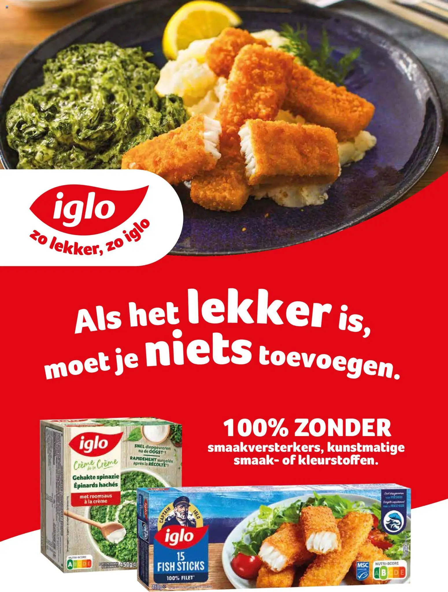 {H1} | Pagina: 7 | Producten: La, Crème, Spinazie