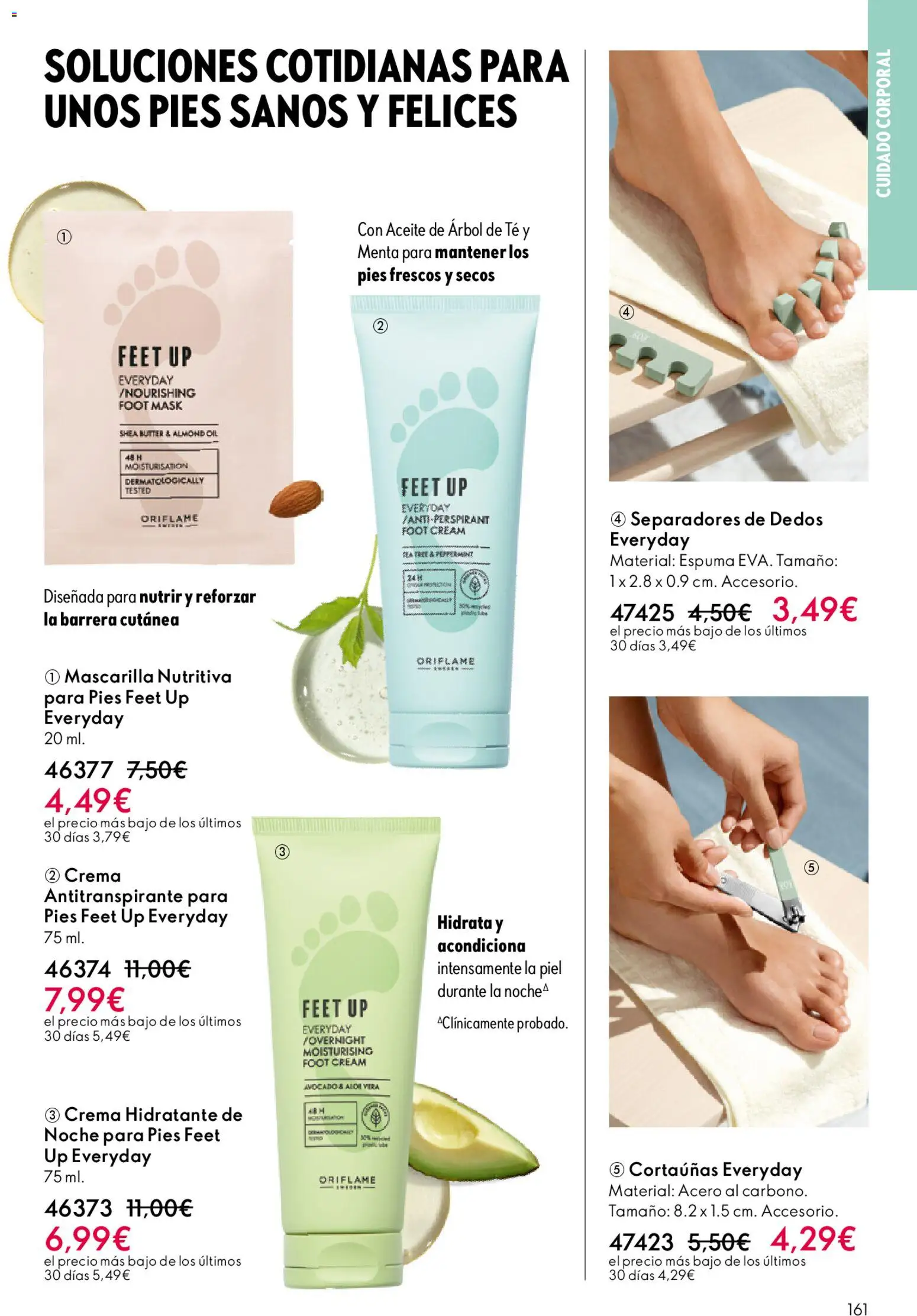 Oriflame - Catálogo Campaña 16 │ válido desde el 19.11.2025 | Página: 161 | Productos: Antitranspirante, Aceite, Té, Crema hidratante
