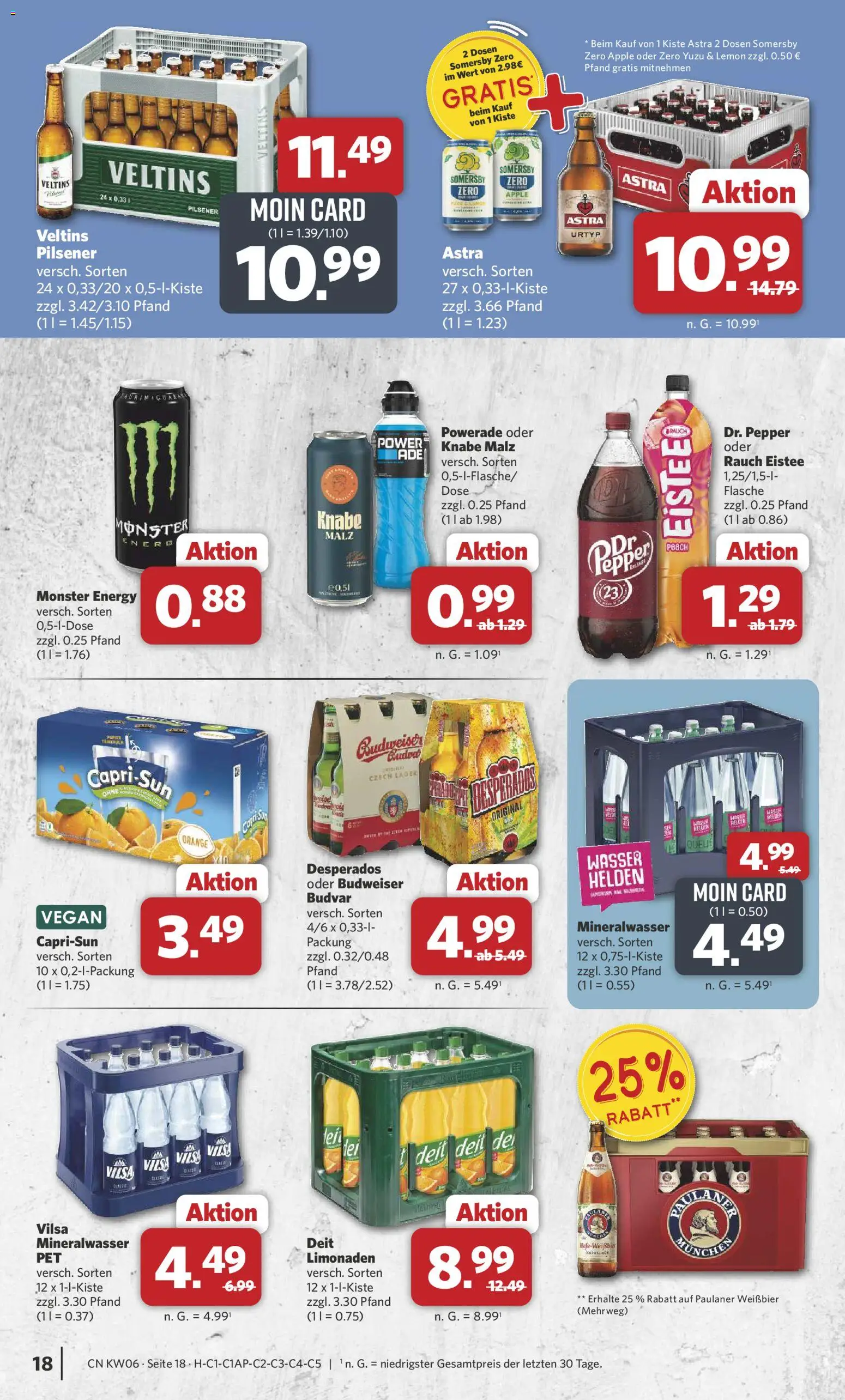 Combi Prospekt 	 – gültig ab 02.02.2026 | Seite: 18 | Produkte: Apple, Wasser, Desperados, Paulaner