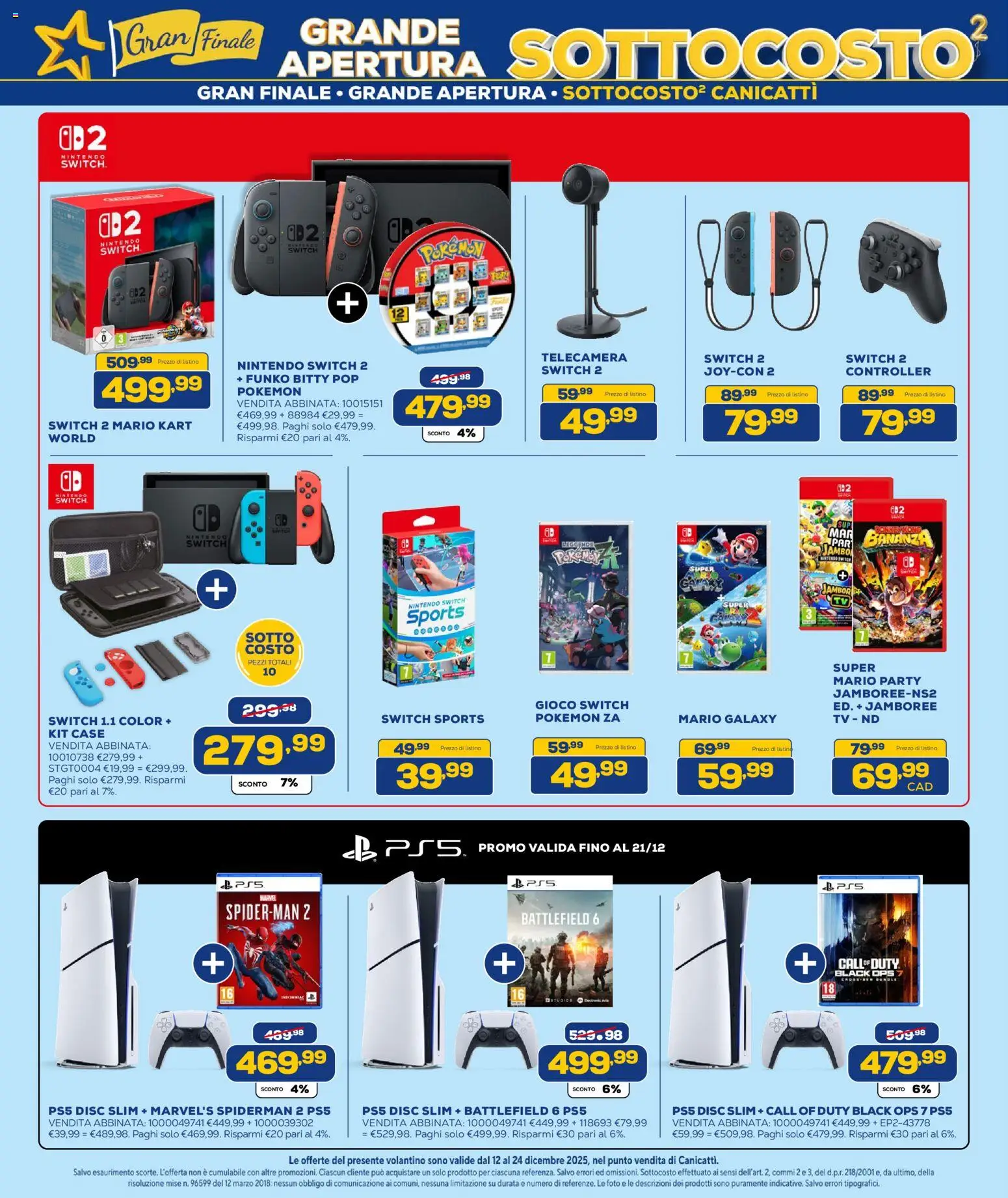 Volantino Euronics del 12.12.2025 | Pagina: 14 | Prodotti: TV, Gioco