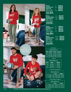 Vista previa Pijama Navideño para Mamá Joy, Rojo y verde. 100% algodón. válido desde el 01.12.2025 | Página: 176 | Productos: Pijama