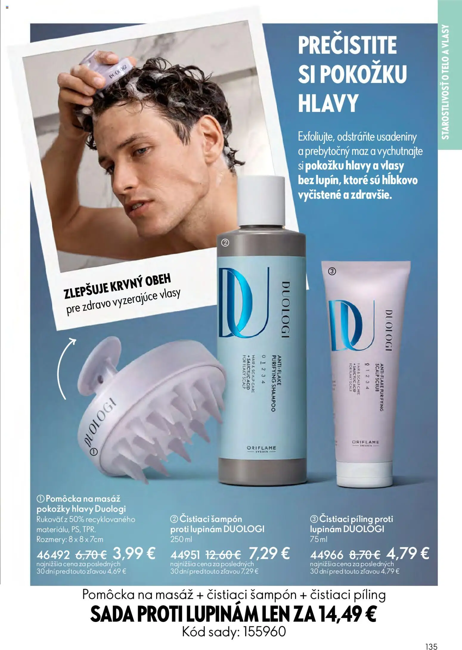 Nové Oriflame akcie – leták je platný od 06.05.2026 | Strana: 135 | Produkty: Šampón