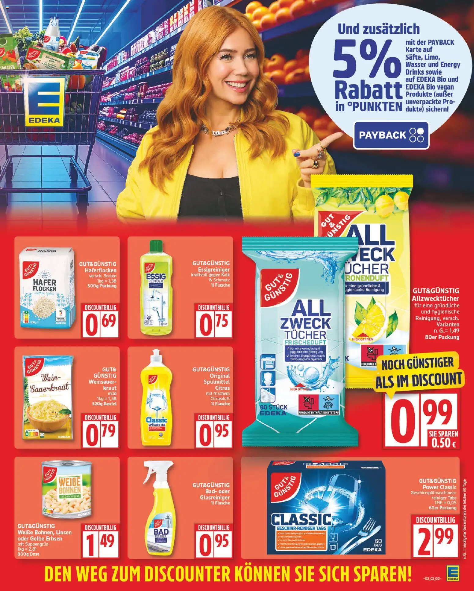 Edeka Prospekt 	 – gültig ab 12.01.2026 | Seite: 3 | Produkte: Energy, Joghurt, Bad, Wasser