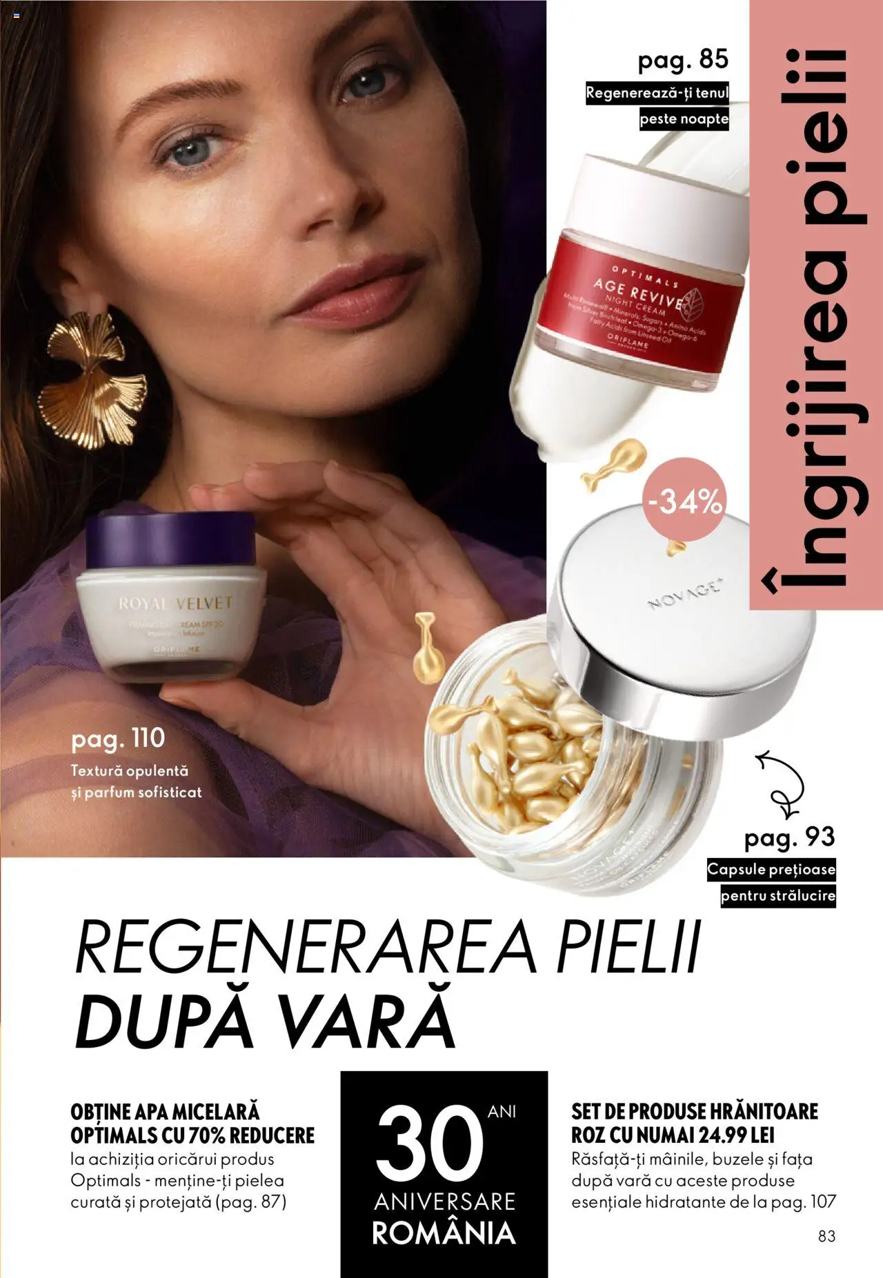 Noul catalog Oriflame – valabil de la 01.10.2025 | Pagină: 83 | Produse: Chaussures de ski, Parfum, Apă micelară, Apă