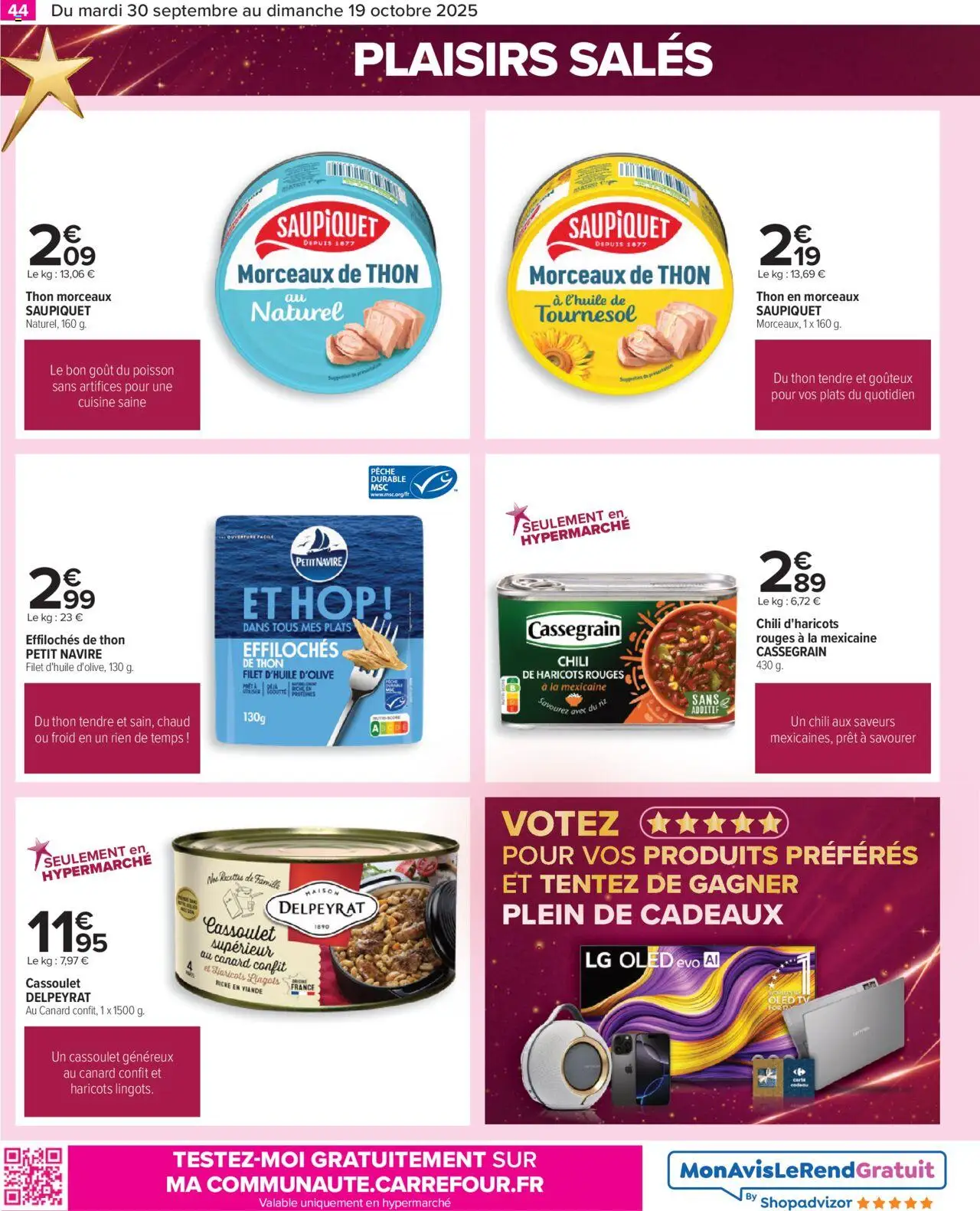  | Page: 44 | Produits: Pêche, Thon, Viande, Poisson