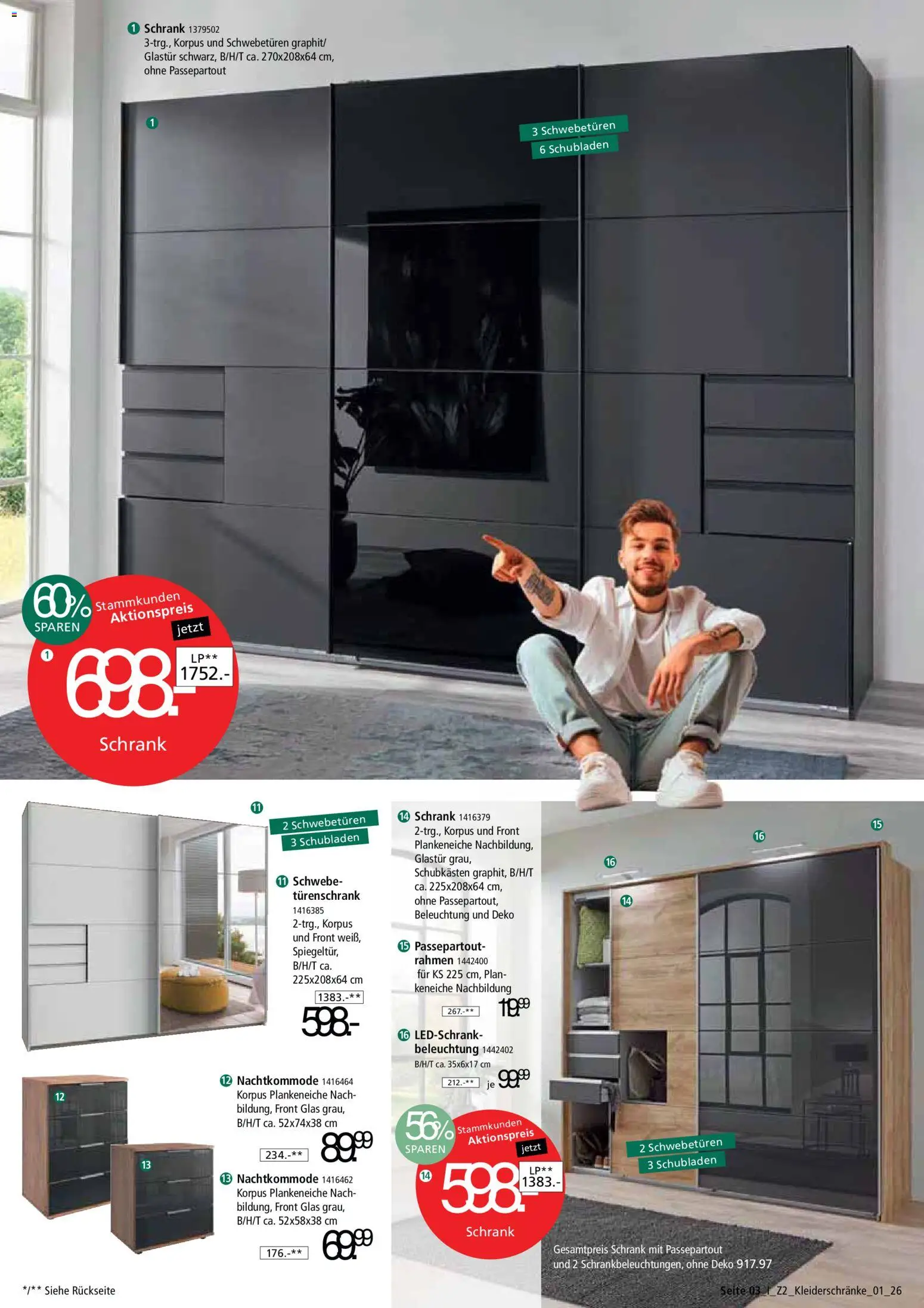 Zurbrüggen Prospekt 	 – gültig ab 24.01.2026 | Seite: 3 | Produkte: Schrank