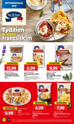 Lidl Gazetka od 28.07.2025 | Strona: 34 | Produkty: Chipsy, Zioła prowansalskie, Paluszki, Czekolada