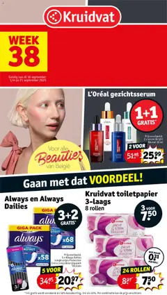 Kruidvat folder week 38 - Voorbeeld van een folder van Kruidvat, geldig van 16.09.2025