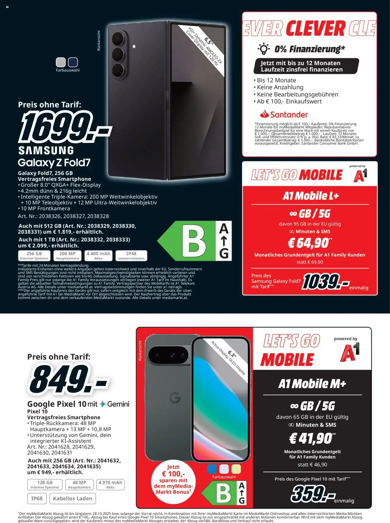 Media Markt Angebote gültig ab 15.10.2025 | Seite: 5 | Produkte: Smartphone, Samsung