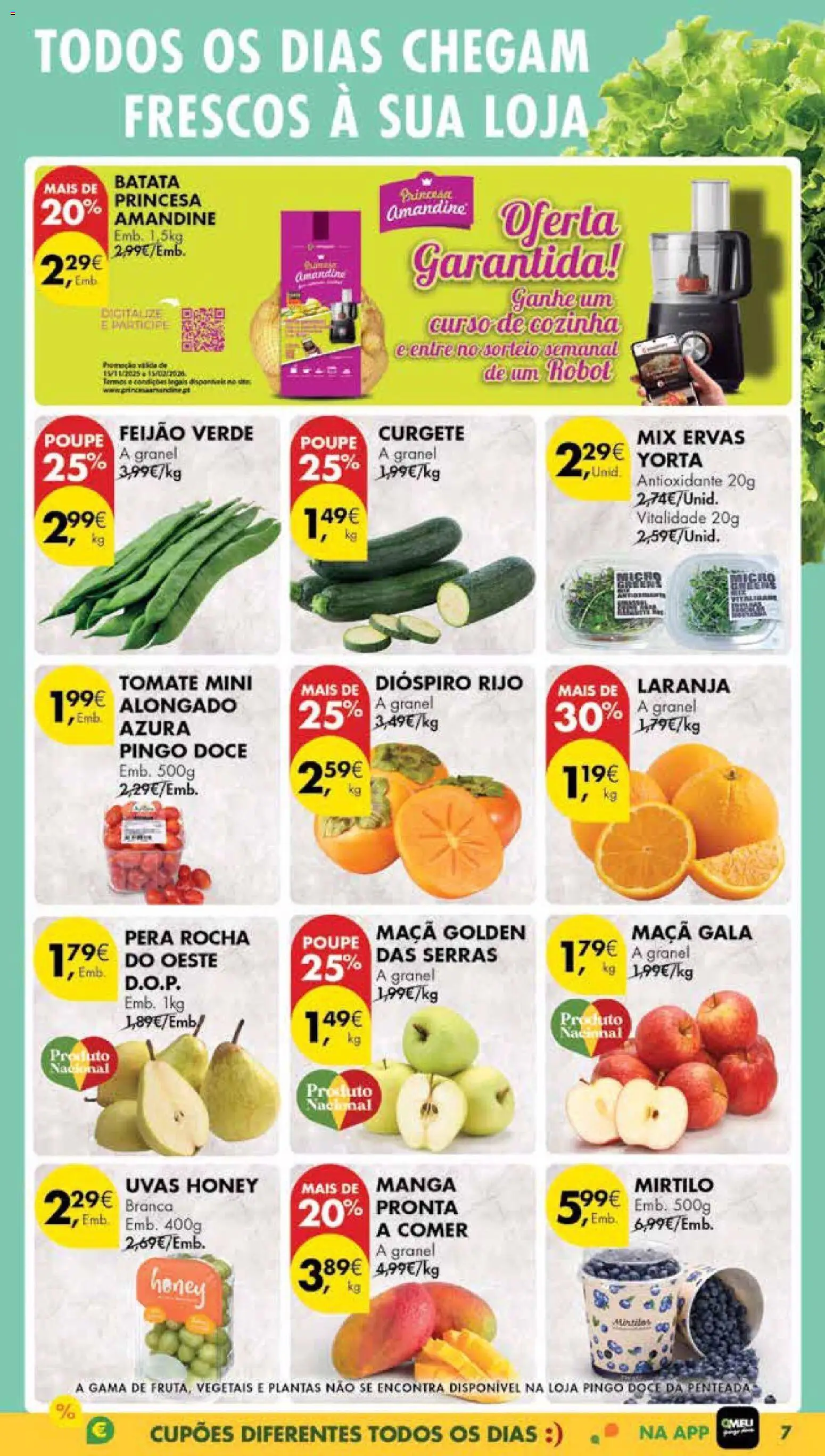 Pingo Doce Poupe Esta Semana Madeira │ válido de 25.11.2025 | Página: 7 | Produtos: Batata, Curgete, Tomate, Uvas