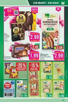 Marktkauf Prospekt 	 ab 20.04.2026 gültig | Seite: 9 | Produkte: Langnese, Mars, Fisch, Backofen