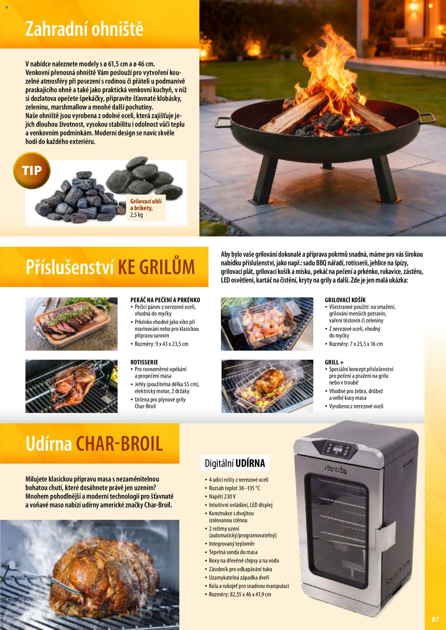 Mountfield katalog od 02.04.2026 | Strana: 87 | Produkty: Grilování, Modely, Maso, Kola