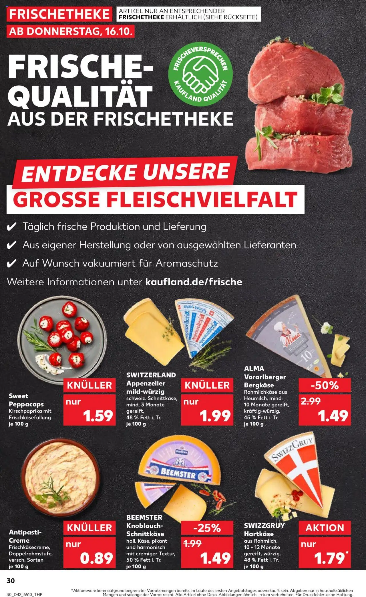 Kaufland prospekt Köln	 – gültig ab 16.10.2025 | Seite: 30 | Produkte: Creme, Knoblauch