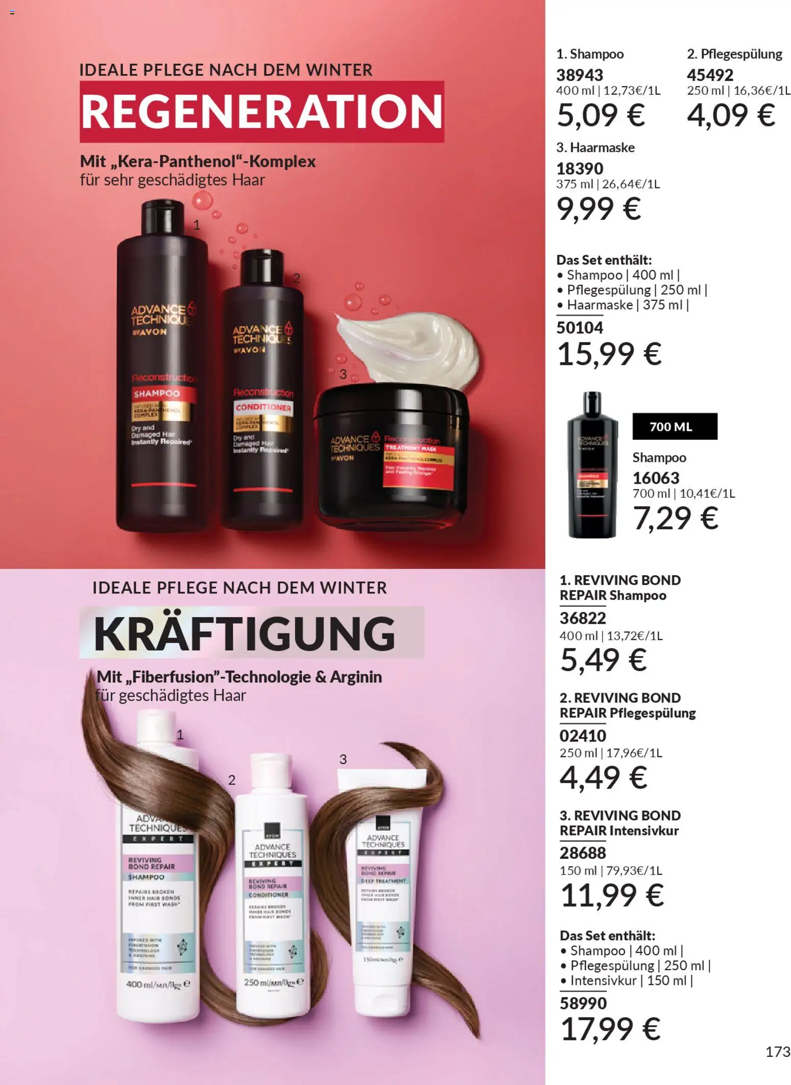 AVON Katalog März 2026 – gültig ab 01.03.2026 | Seite: 175 | Produkte: Shampoo, Haarmaske