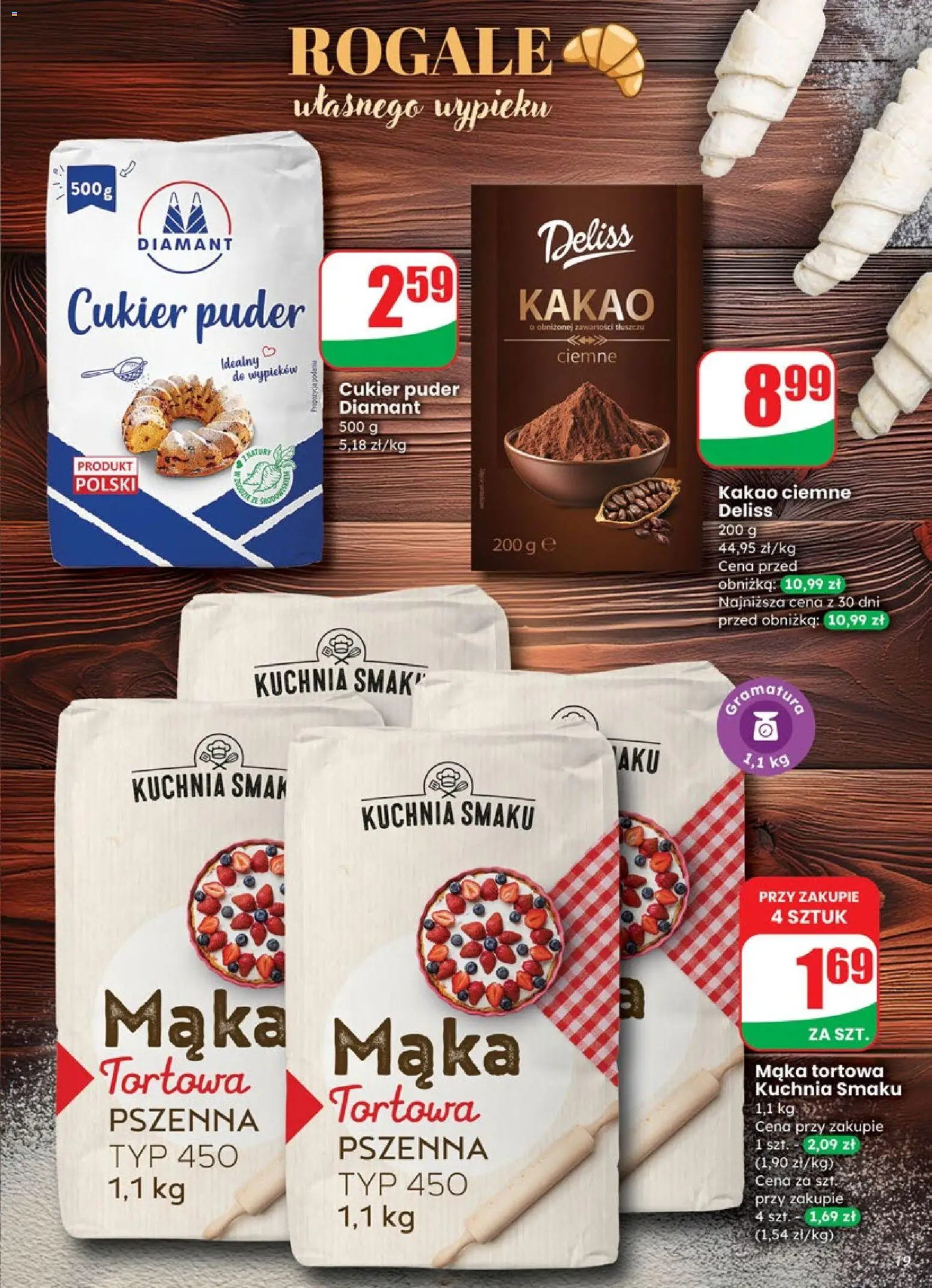 Dino Gazetka od 29.10.2025 | Strona: 19 | Produkty: Kakao, Cukier puder, Puder, Cukier