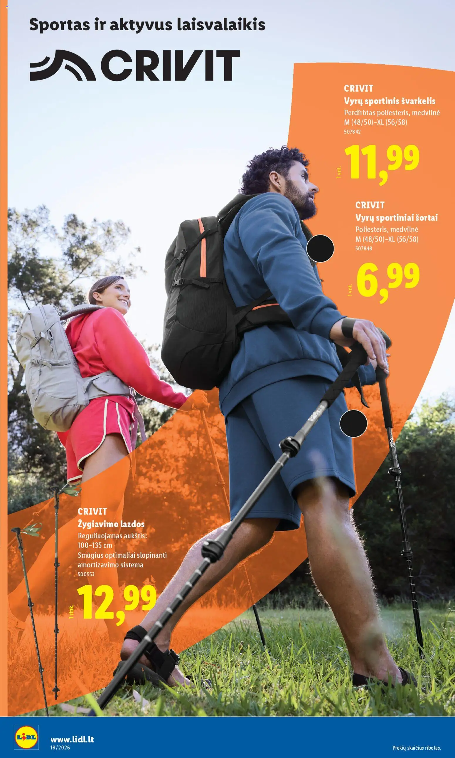 LIDL akcijos nuo 27.04.2026 | Puslapis: 18 | Prekių: Šortai