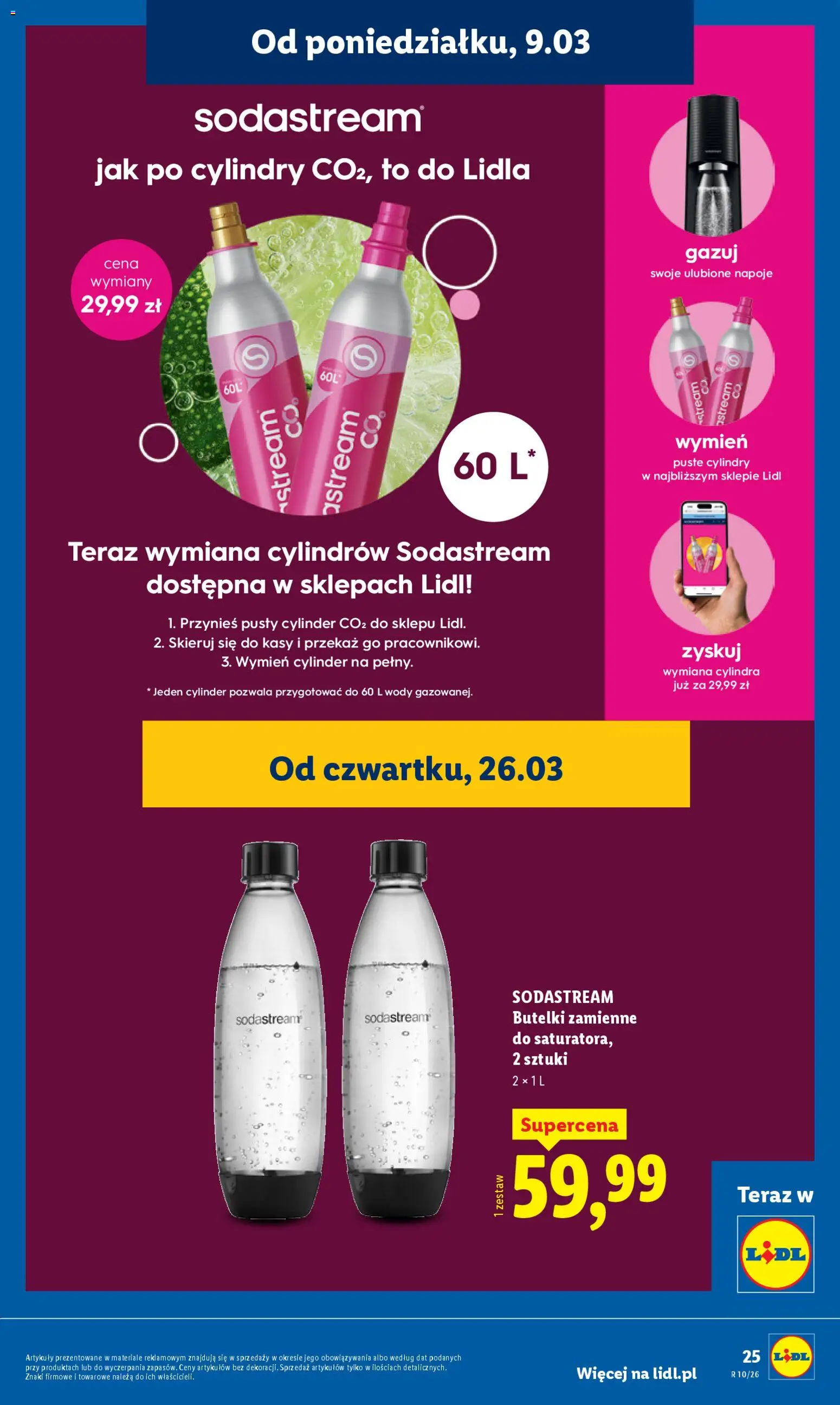Lidl Polsko leták od 26.03.2026 | Strana: 25 | Produkty: Sodastream