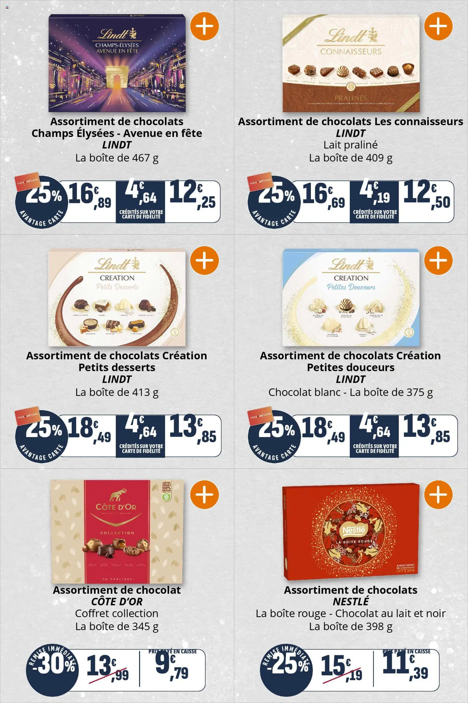 {H1} | Page: 25 | Produits: Lait, Chocolat, Lindt