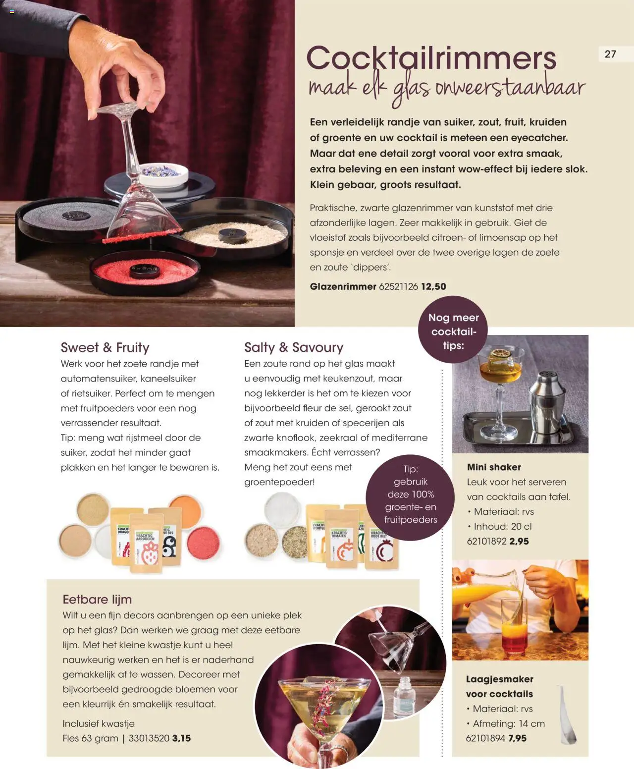 {H1} | Pagina: 27 | Producten: Aardbeien, Fles, Bloemen, Dobozos sör
