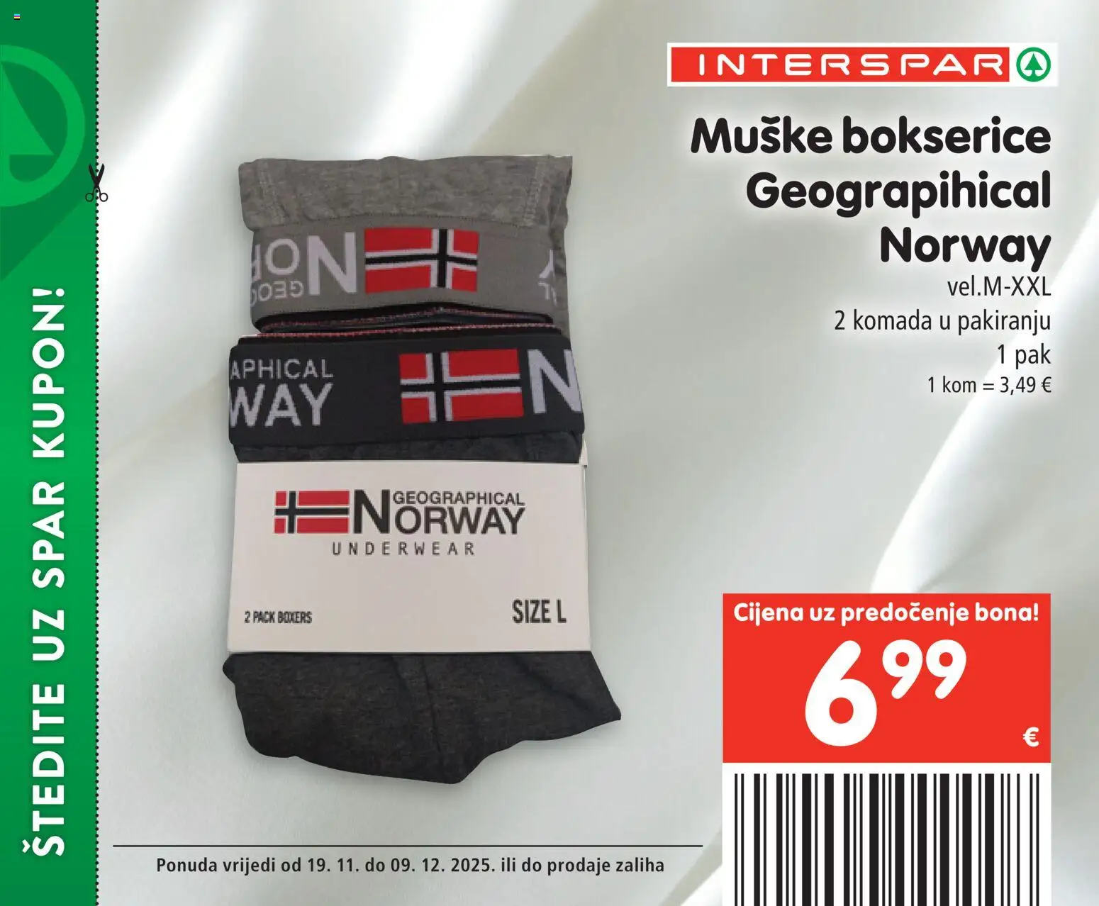 Interspar katalog | vrijedi od 19.11.2025 | Stranica: 45 | Proizvodi: Bokserice