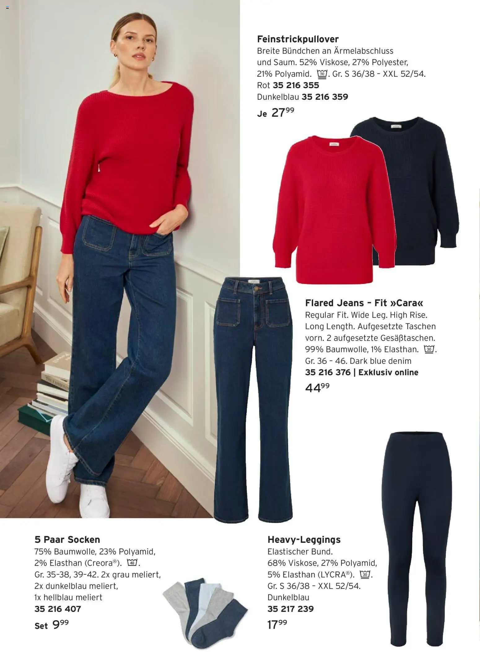 Prospekt Tchibo Lieblingslooks für jeden Tag – gültig ab 25.02.2026 | Seite: 10 | Produkte: Socken, Jeans