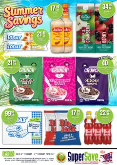 Super Save specials catalogue – valid from 05.02.2026 | Page: 17 | Products: Steak, Juice, Fruit, Sausage