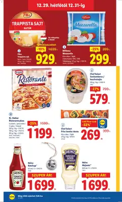 Pilos Trappista sajt, Natúr / light / füstölt 300 g - amely érvényes a következő dátumtól: 27.12.2025 | Oldal: 46