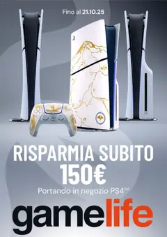 Anteprima del volantino Volantino Gamelife	 valido a partire dal 17.10.2025