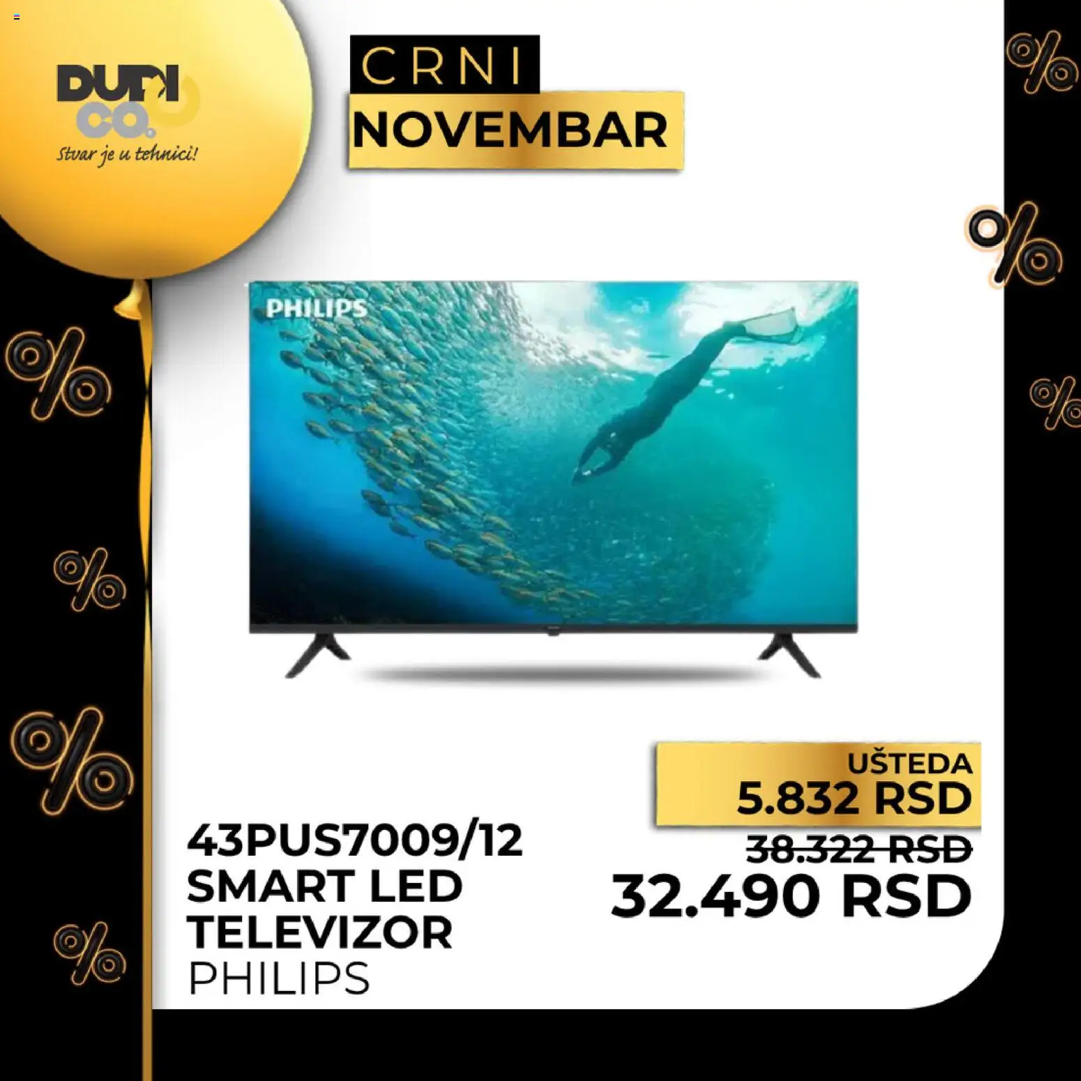 Dudi co. katalog - važi od 10.11.2025 | Strana: 40 | Proizvode: Televizor