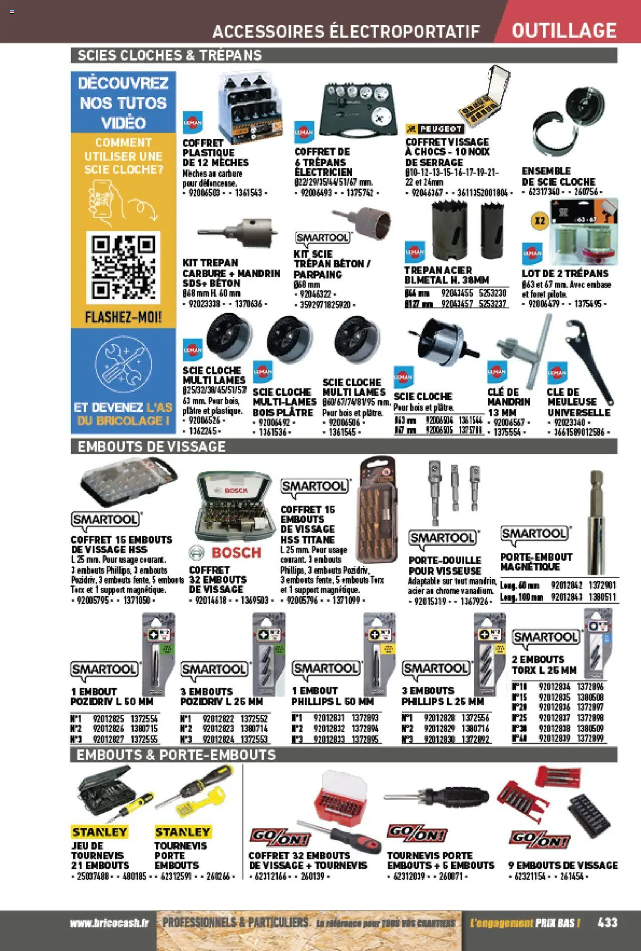 {H1} | Page: 433 | Produits: Vidéo, Tournevis, Clé, Cloche