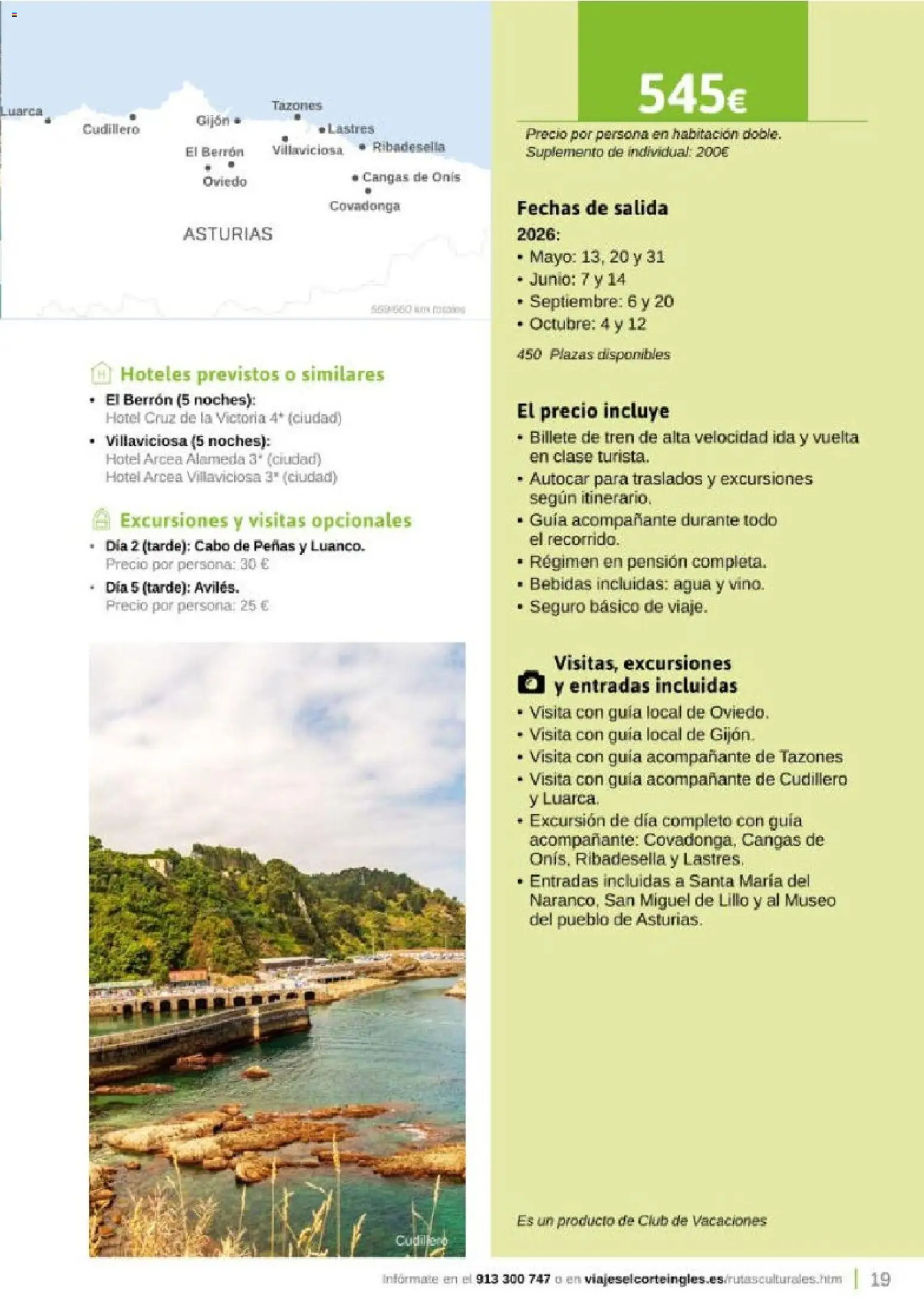 Viajes El Corte Inglés Rutas Culturales de la Comunidad de Madrid │ válido desde el 01.04.2026 | Página: 19