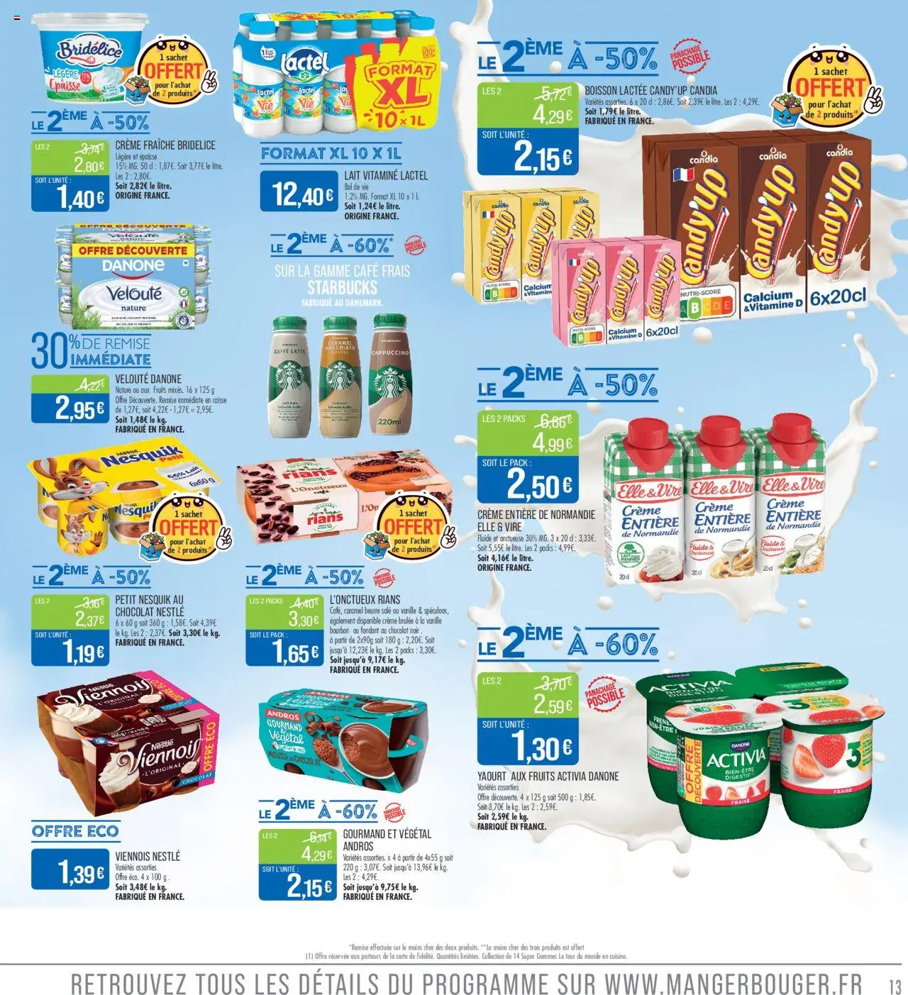  | Page: 13 | Produits: Digestif, Lait, Beurre, Café