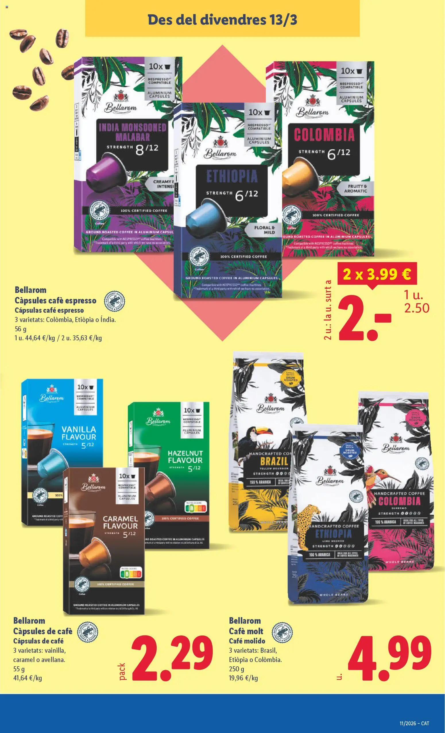 Lidl folleto │ válido desde el 09.03.2026 | Página: 47 | Productos: Café, Café molido