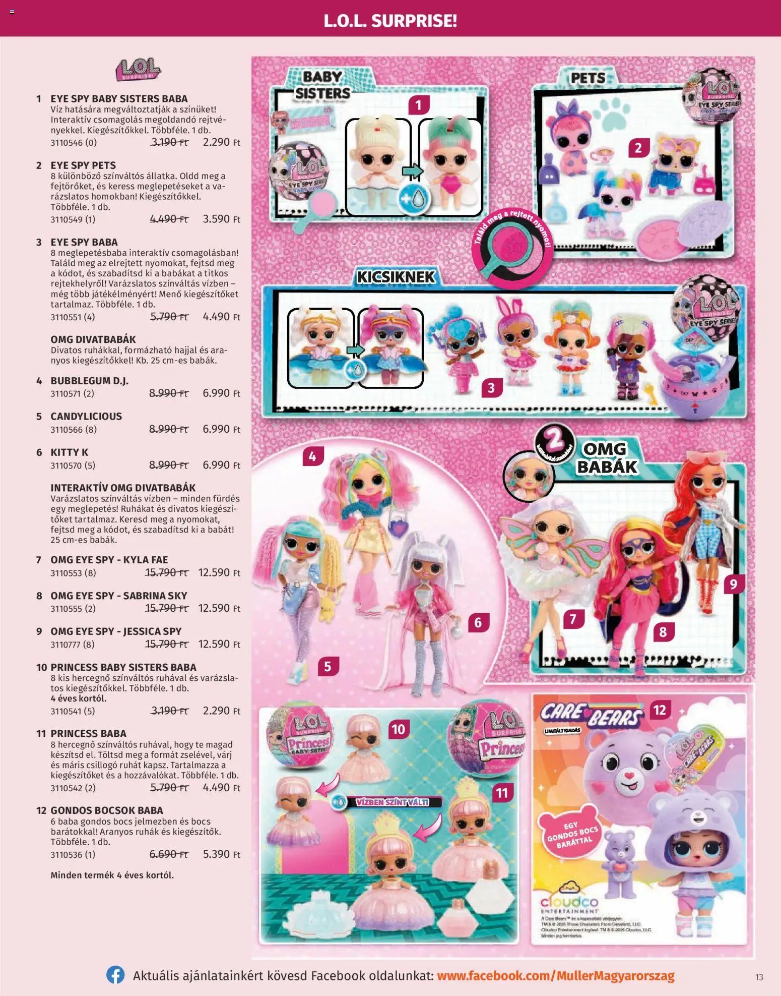 Müller akciós ujság - amely érvényes a következő dátumtól: 27.10.2025 | Oldal: 13