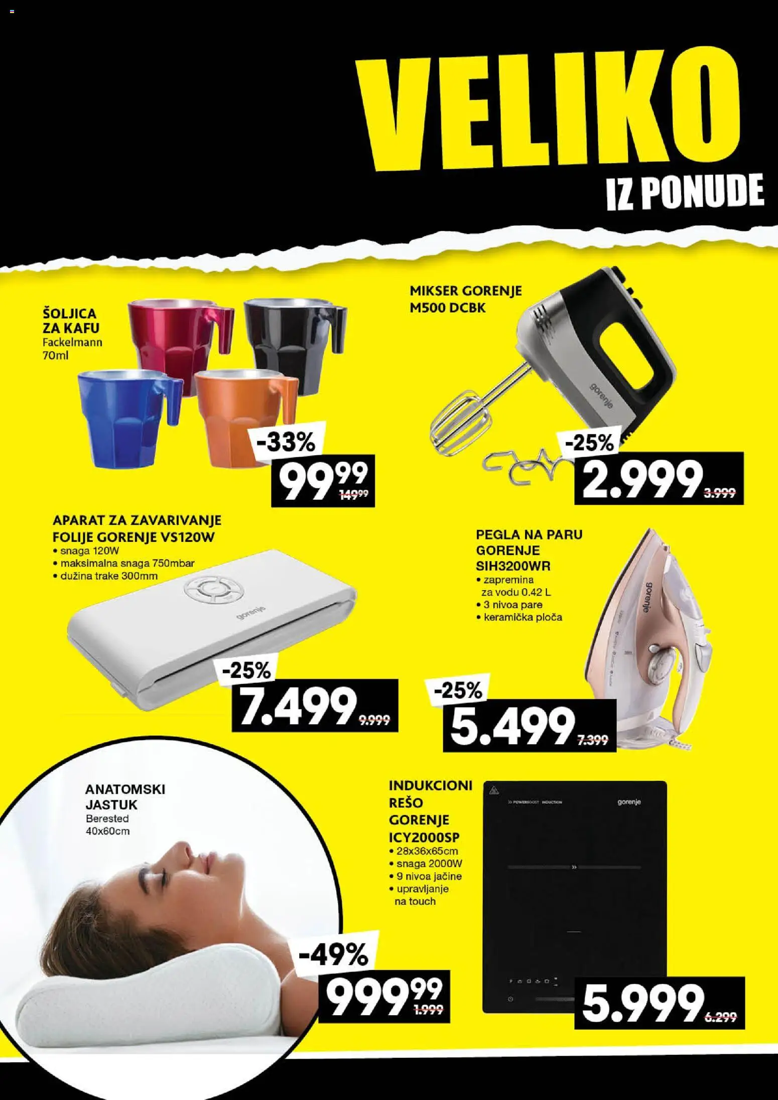 Roda katalog - važi od 20.11.2025 | Strana: 30 | Proizvode: Pegla, Jastuk, Mikser, Pegla na paru